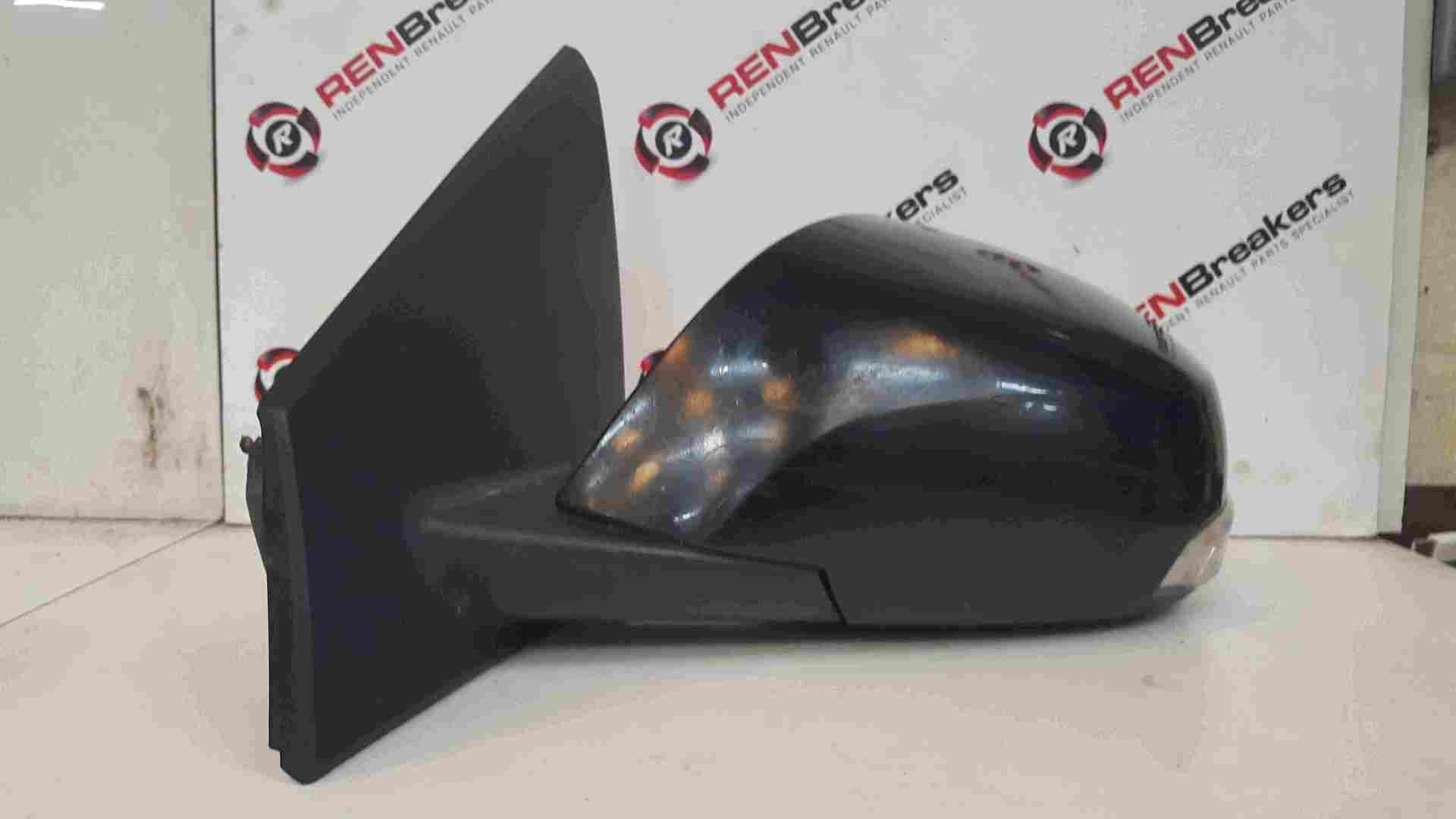 Renault Megane Coupe MK3 2008-2014 Passenger Ns Wing Mirror Black Tegne