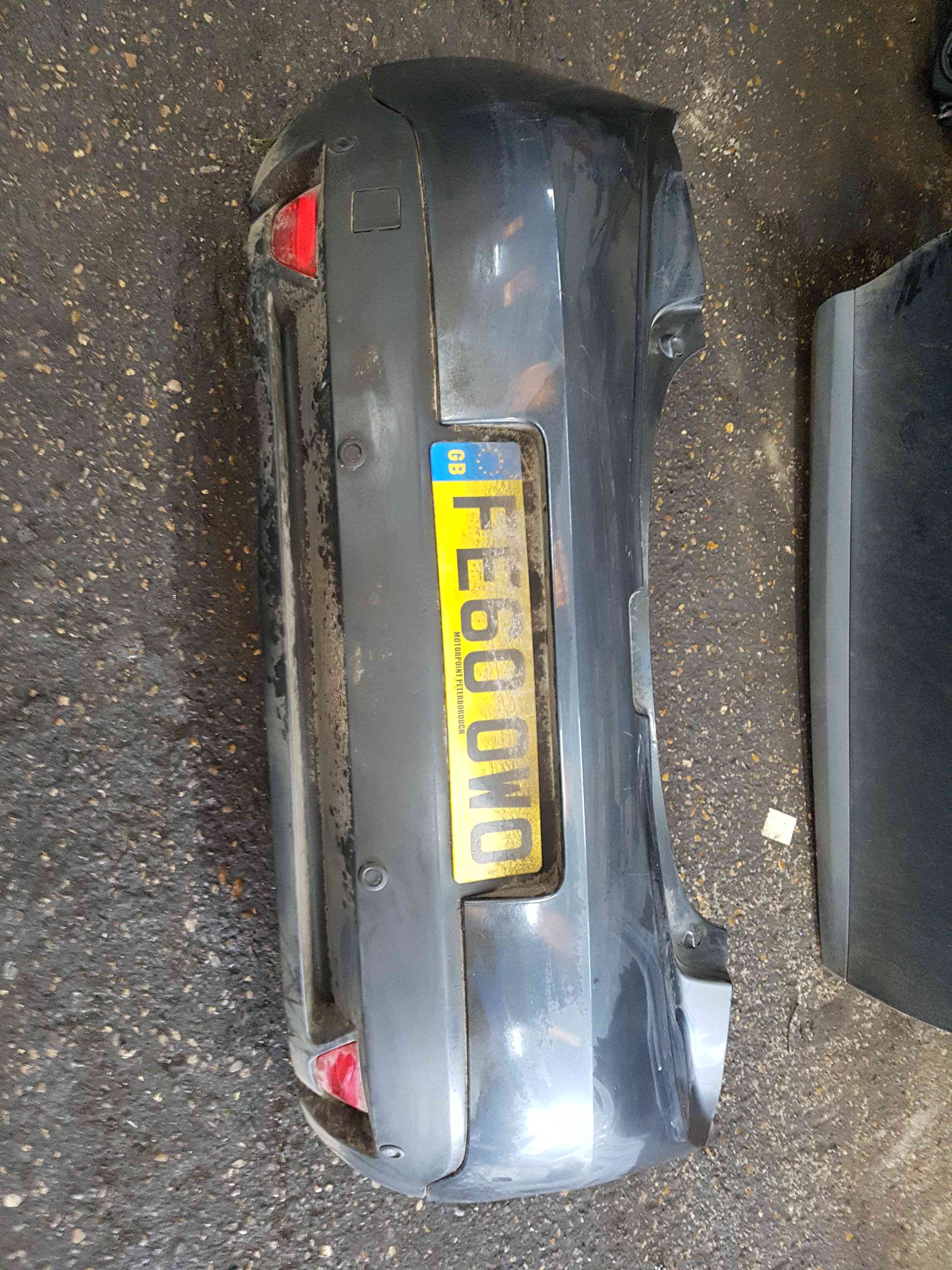 Thumb 5 Renault Megane Coupe MK3 2008-2014 Rear Bumper Grey Teb66 + Reverse Sensors