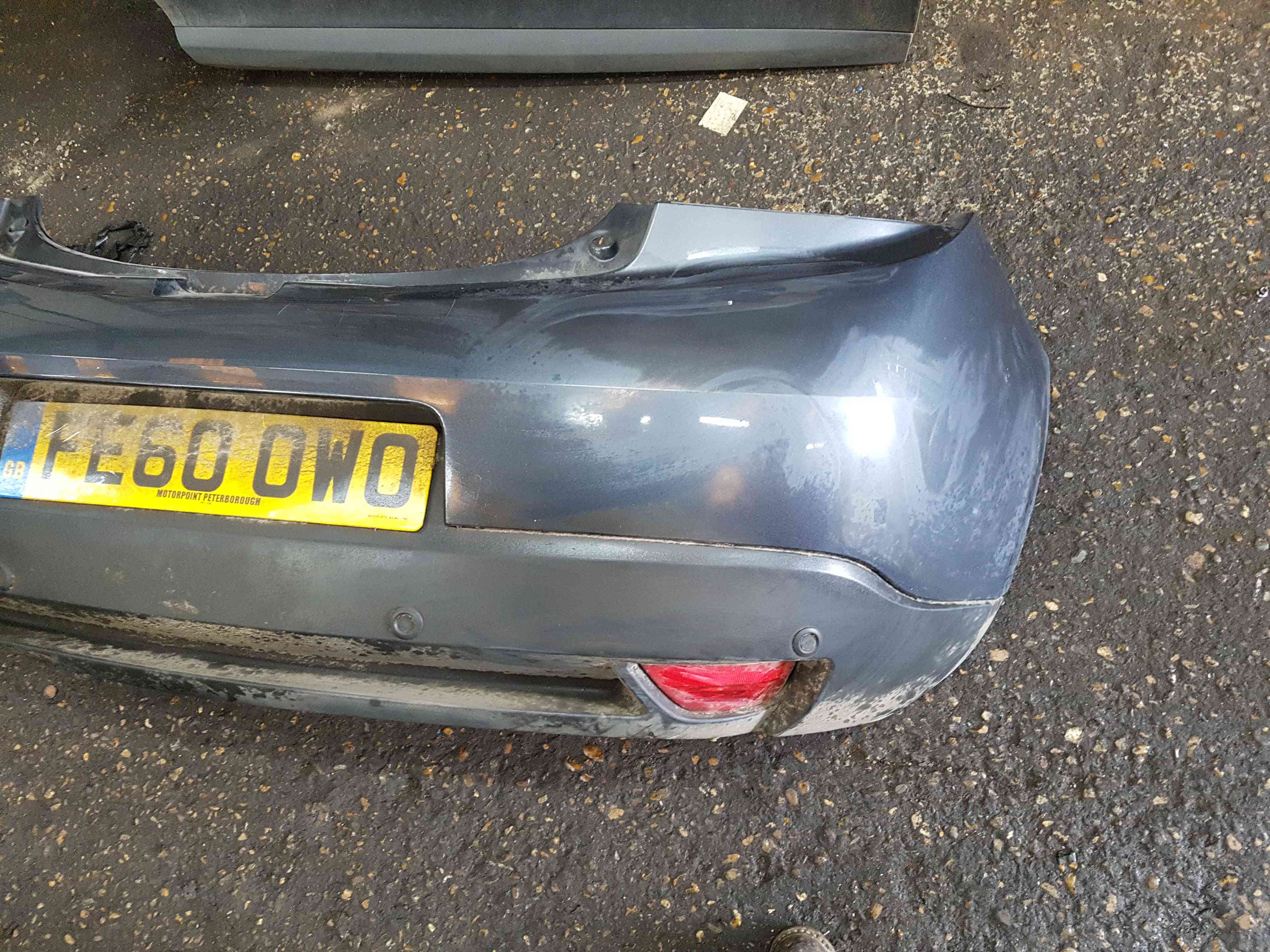 Thumb 2 Renault Megane Coupe MK3 2008-2014 Rear Bumper Grey Teb66 + Reverse Sensors