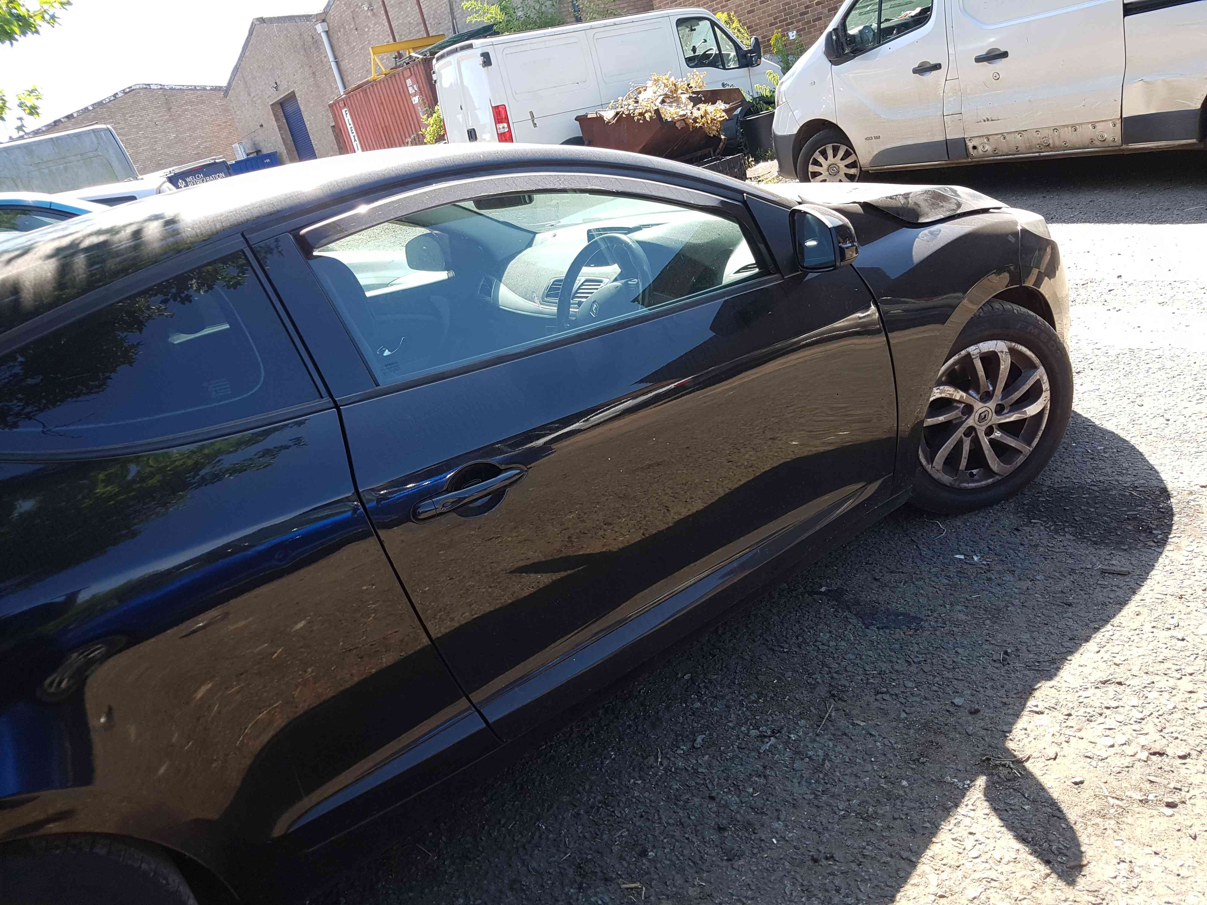 Thumb 6 Renault Megane Coupe MK3 2008-2016 Drivers OSF Front Door Black 676 3Dr