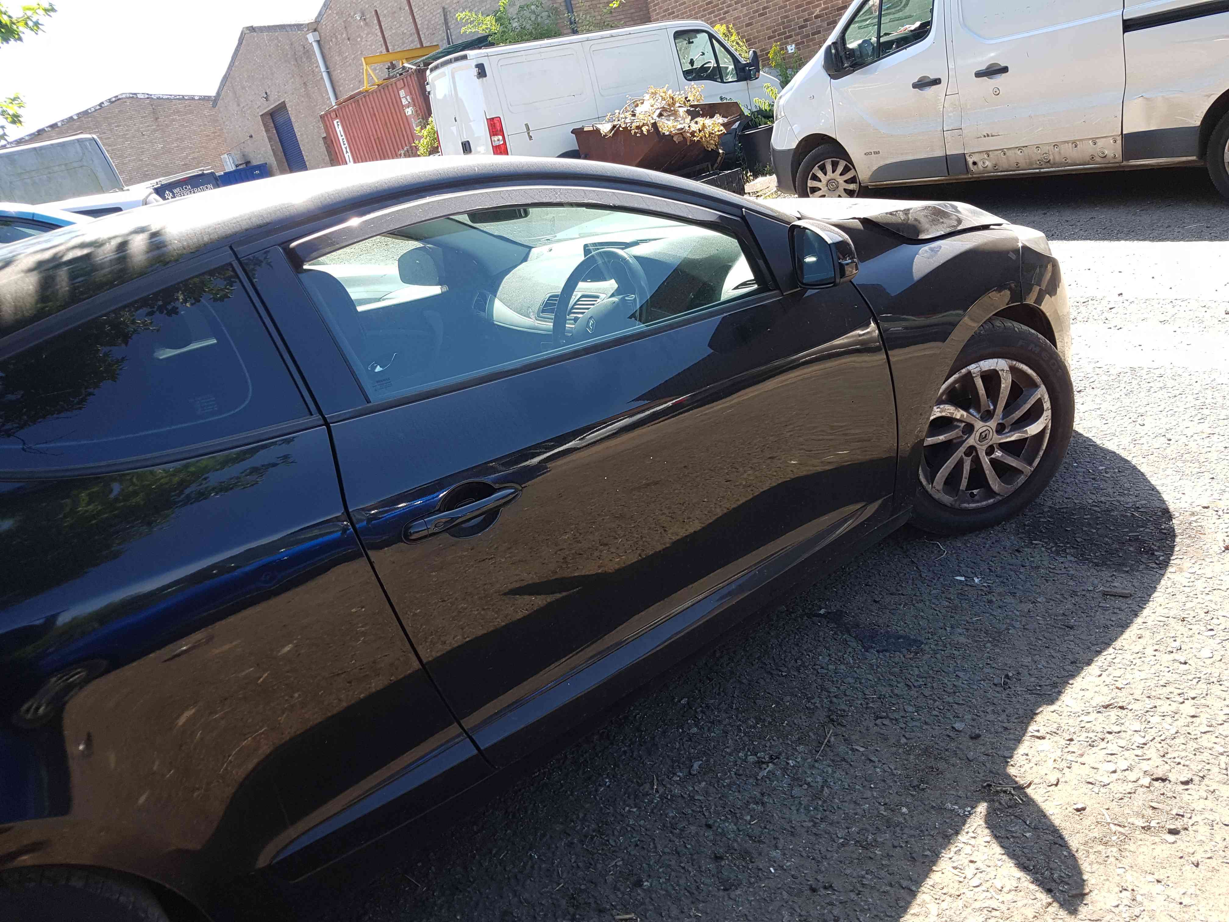 Thumb 7 Renault Megane Coupe MK3 2008-2016 Drivers OSF Front Door Black 676 3Dr