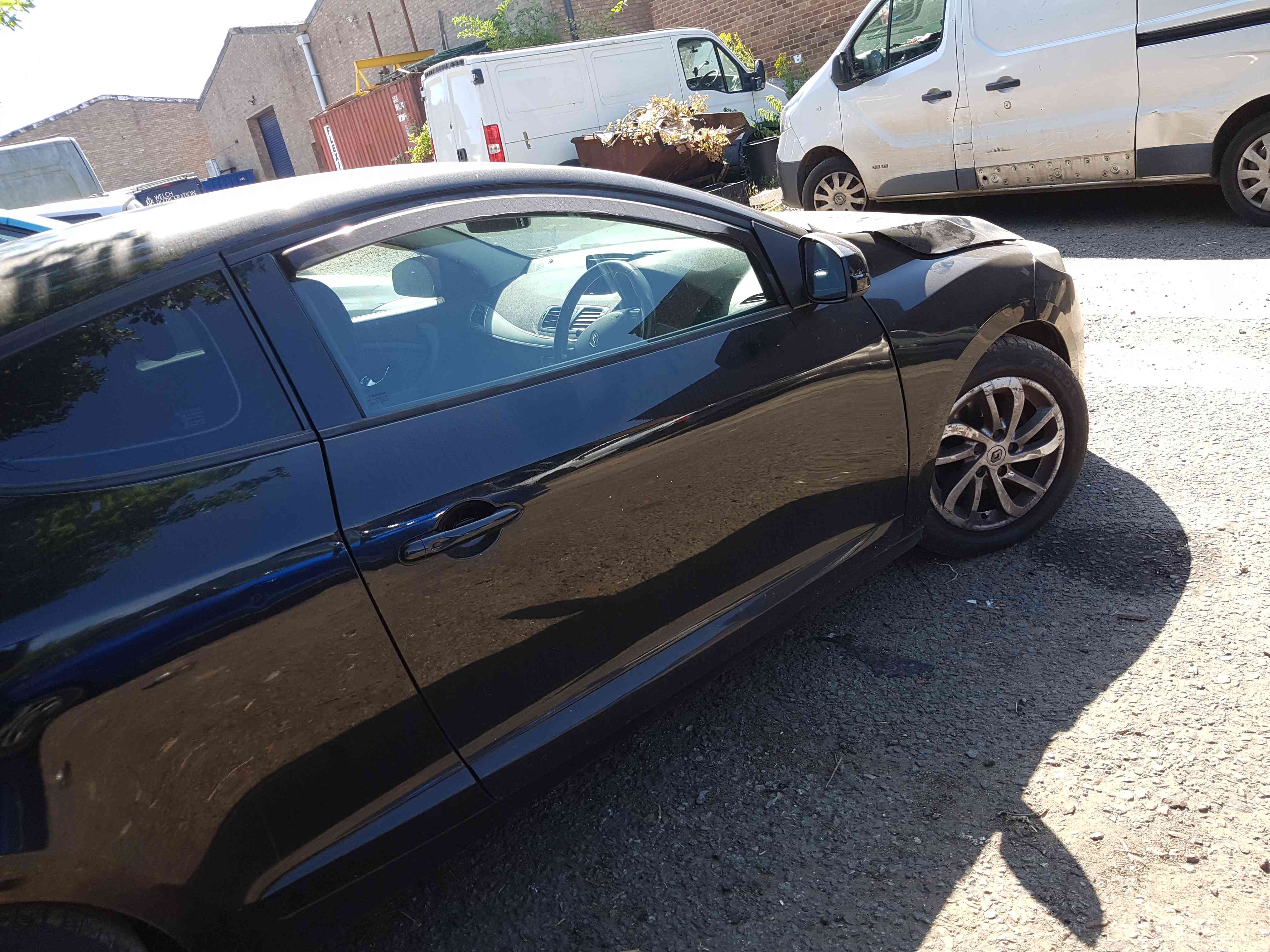 Thumb 8 Renault Megane Coupe MK3 2008-2016 Drivers OSF Front Door Black 676 3Dr