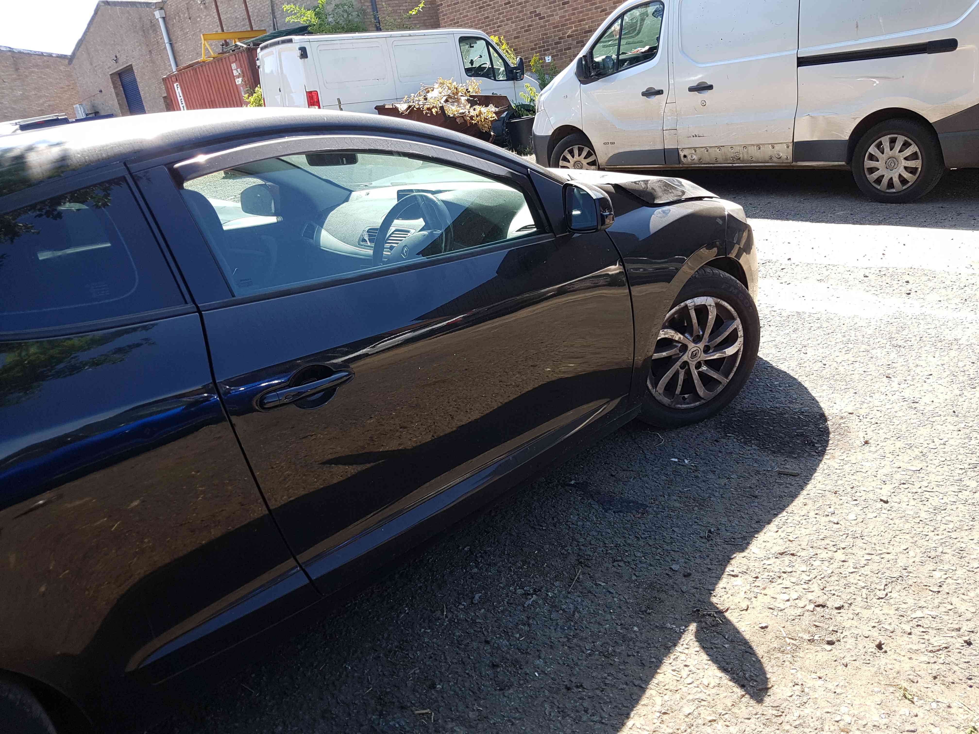 Thumb 9 Renault Megane Coupe MK3 2008-2016 Drivers OSF Front Door Black 676 3Dr