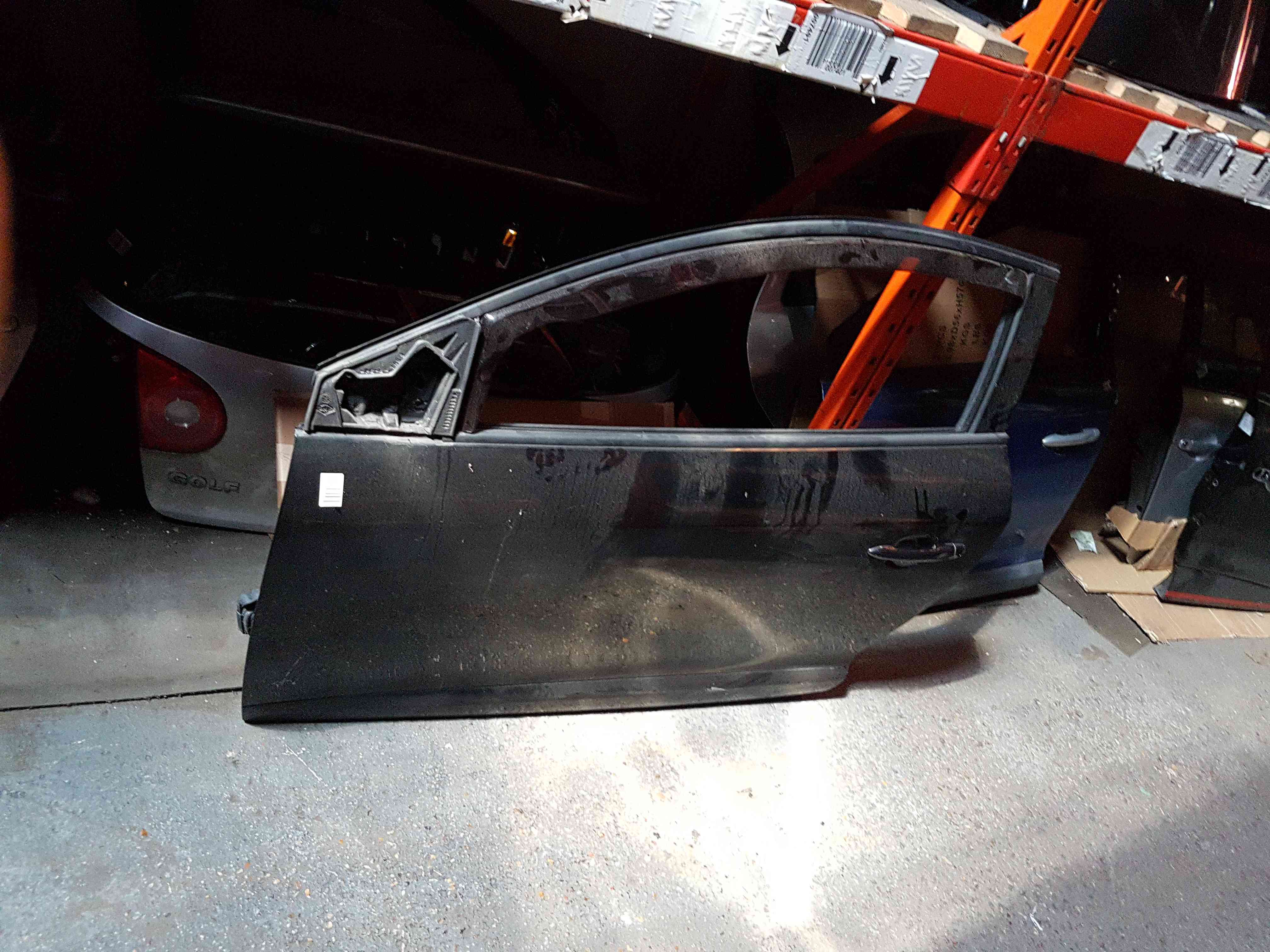 Thumb 2 Renault Megane Coupe MK3 2008-2016 Passenger NSF Front Door Black Tegne 3Dr
