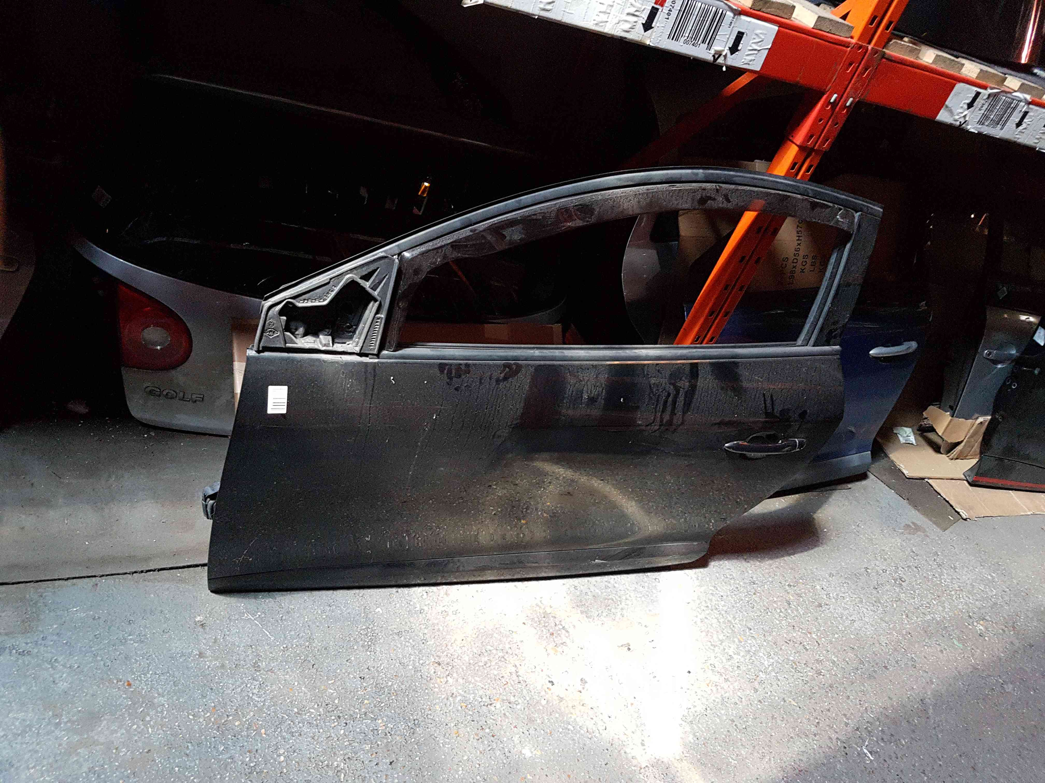 Thumb 3 Renault Megane Coupe MK3 2008-2016 Passenger NSF Front Door Black Tegne 3Dr
