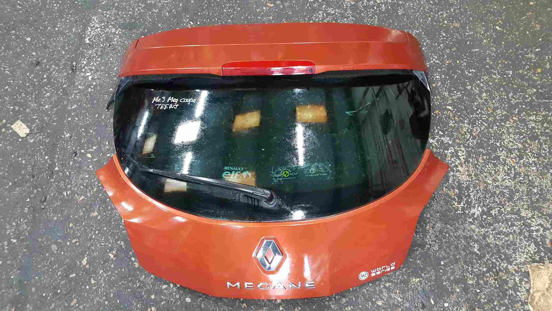 Renault Megane Coupe World Series 2008-2012 Rear Boot Tailgate Orange Red TEENJ