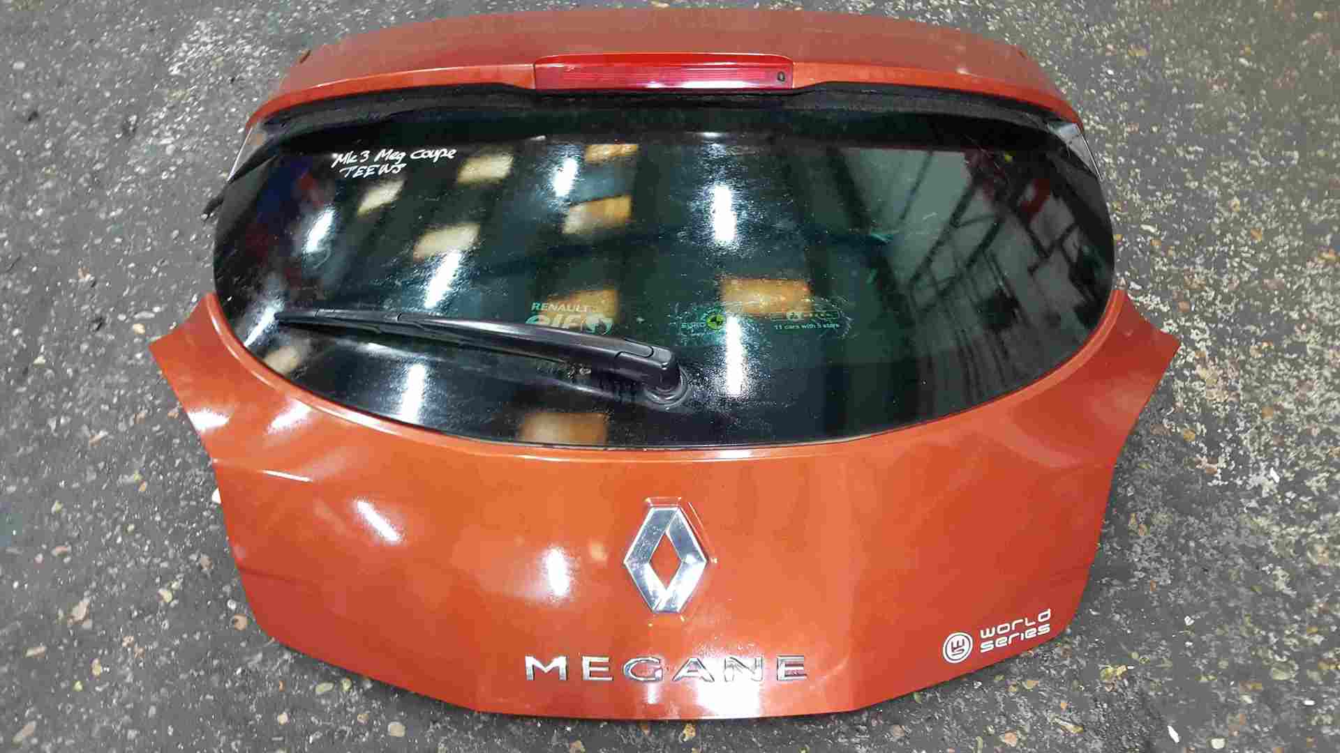 Thumb 3 Renault Megane Coupe World Series 2008-2012 Rear Boot Tailgate Orange Red TEENJ