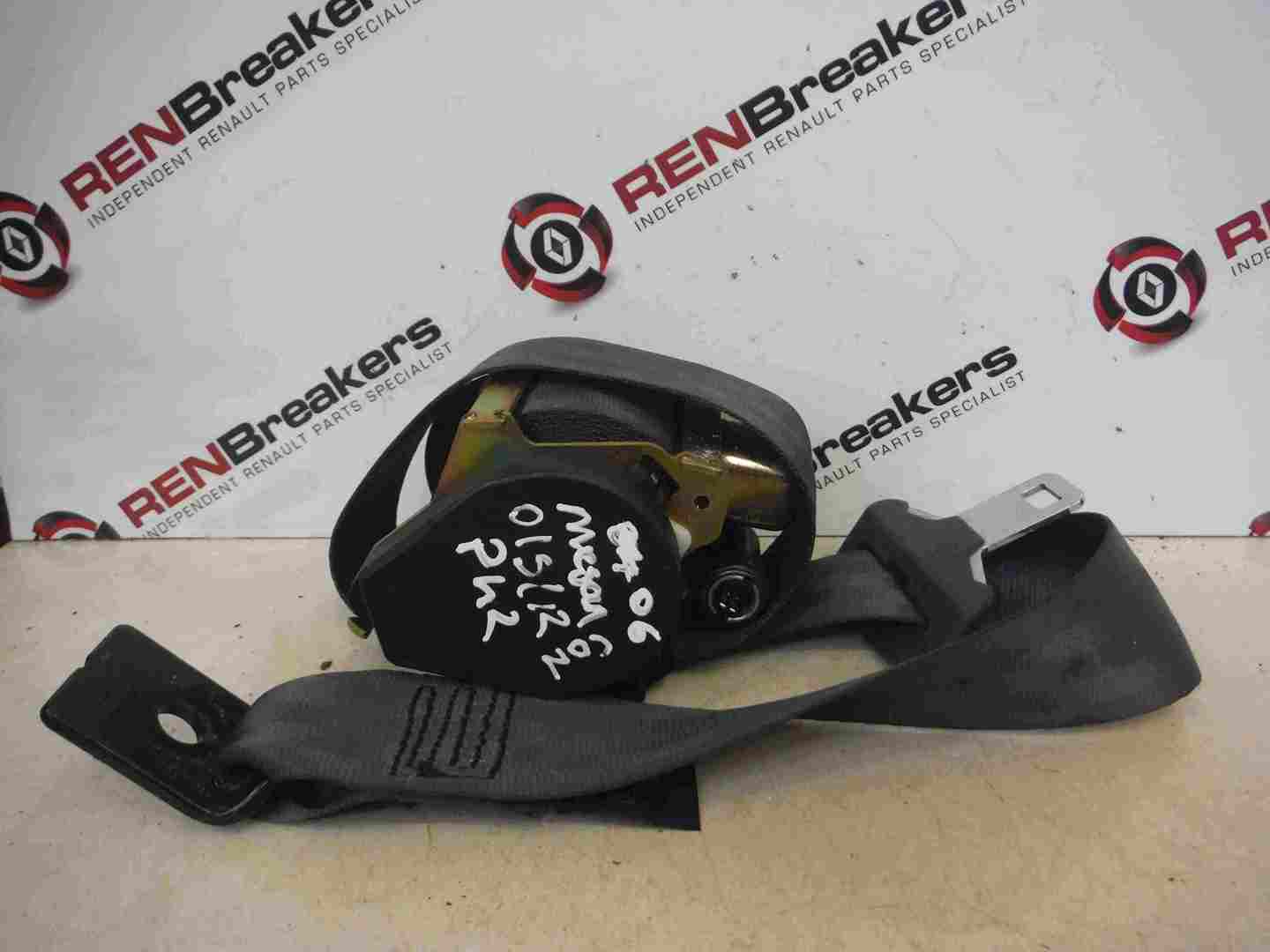 Renault Megane Estate 2002-2008 Drivers OSR Rear Seat Belt 8200798376