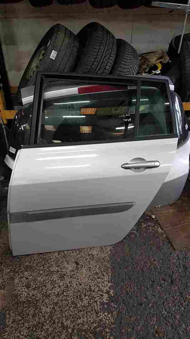 Renault Megane Estate MK3 2002-2008 Passenger NSR Rear Door Silver Ted69