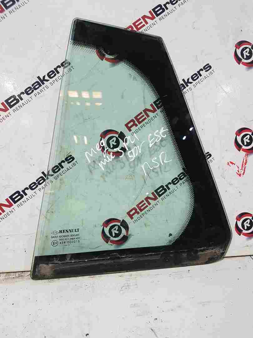 Thumb 2 Renault Megane Estate MK3 2008-2010 Passenger NSR Rear Window Glass Small