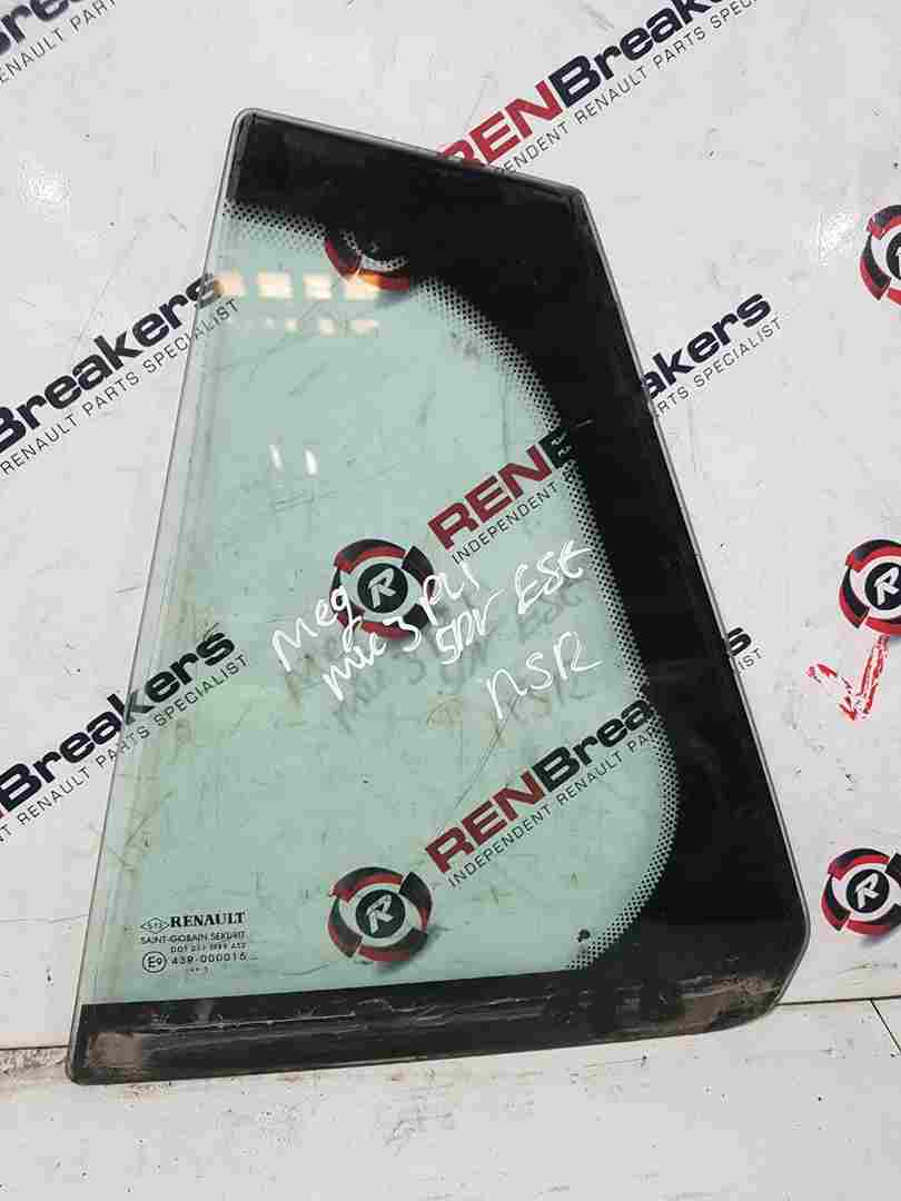 Thumb 3 Renault Megane Estate MK3 2008-2010 Passenger NSR Rear Window Glass Small