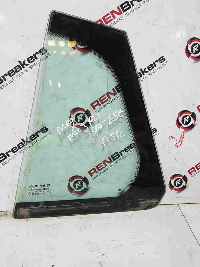 Renault Megane Estate MK3 2008-2010 Passenger NSR Rear Window Glass Small