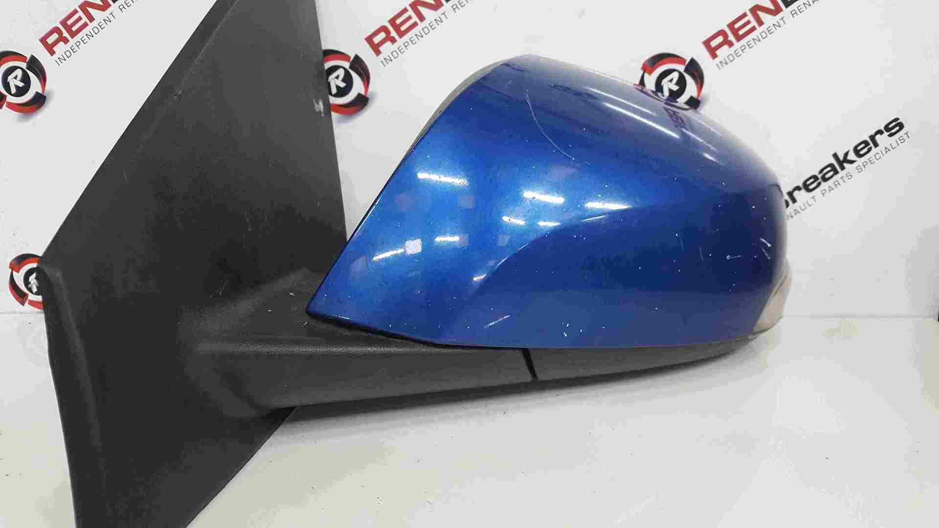 Renault Megane Estate MK3 2008-2014 Passenger Ns Wing Mirror Blue Terna
