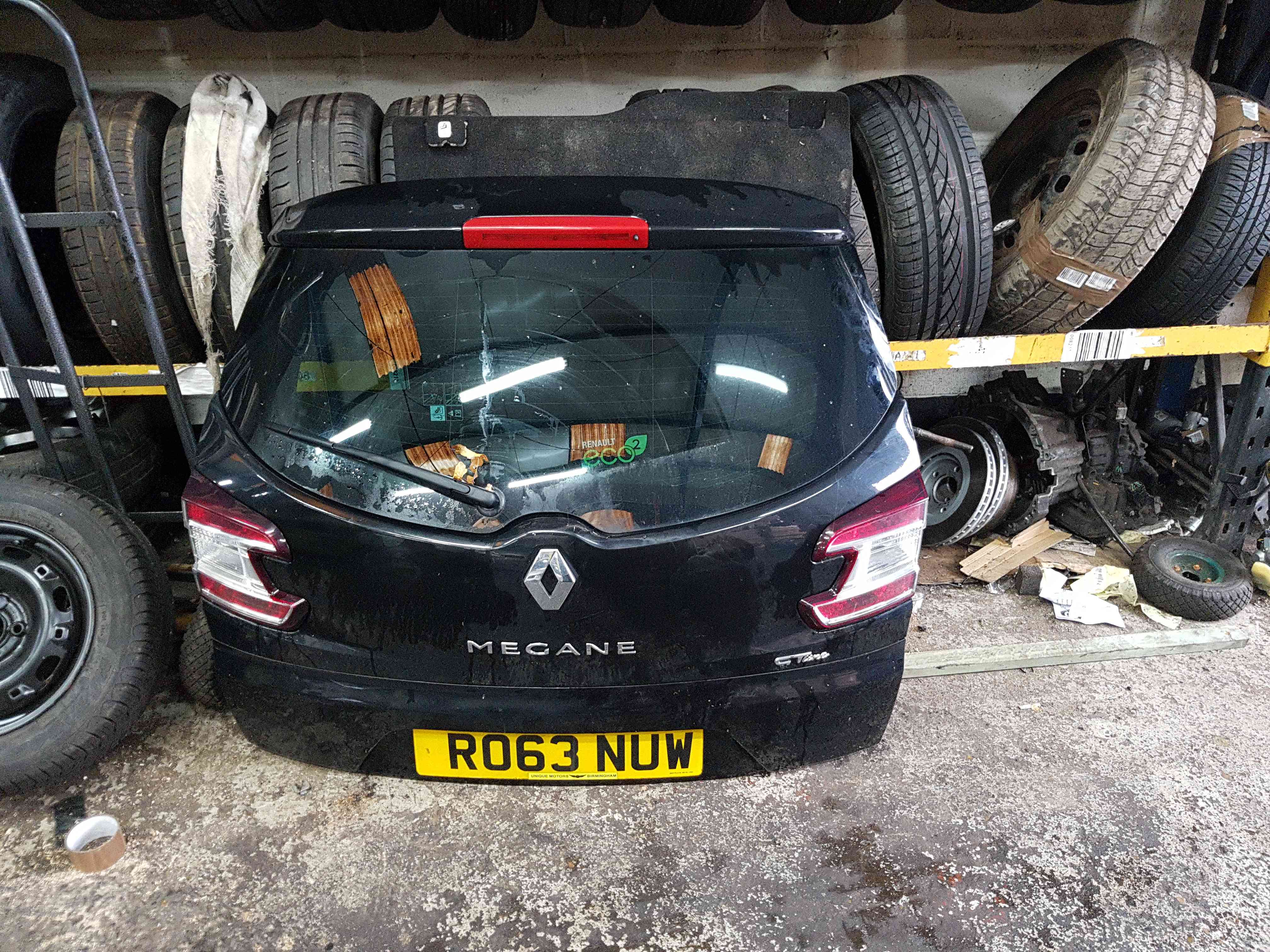 Renault Megane Estate MK3 2008-2014 Rear Tailgate Boot Black Tegne Gtline