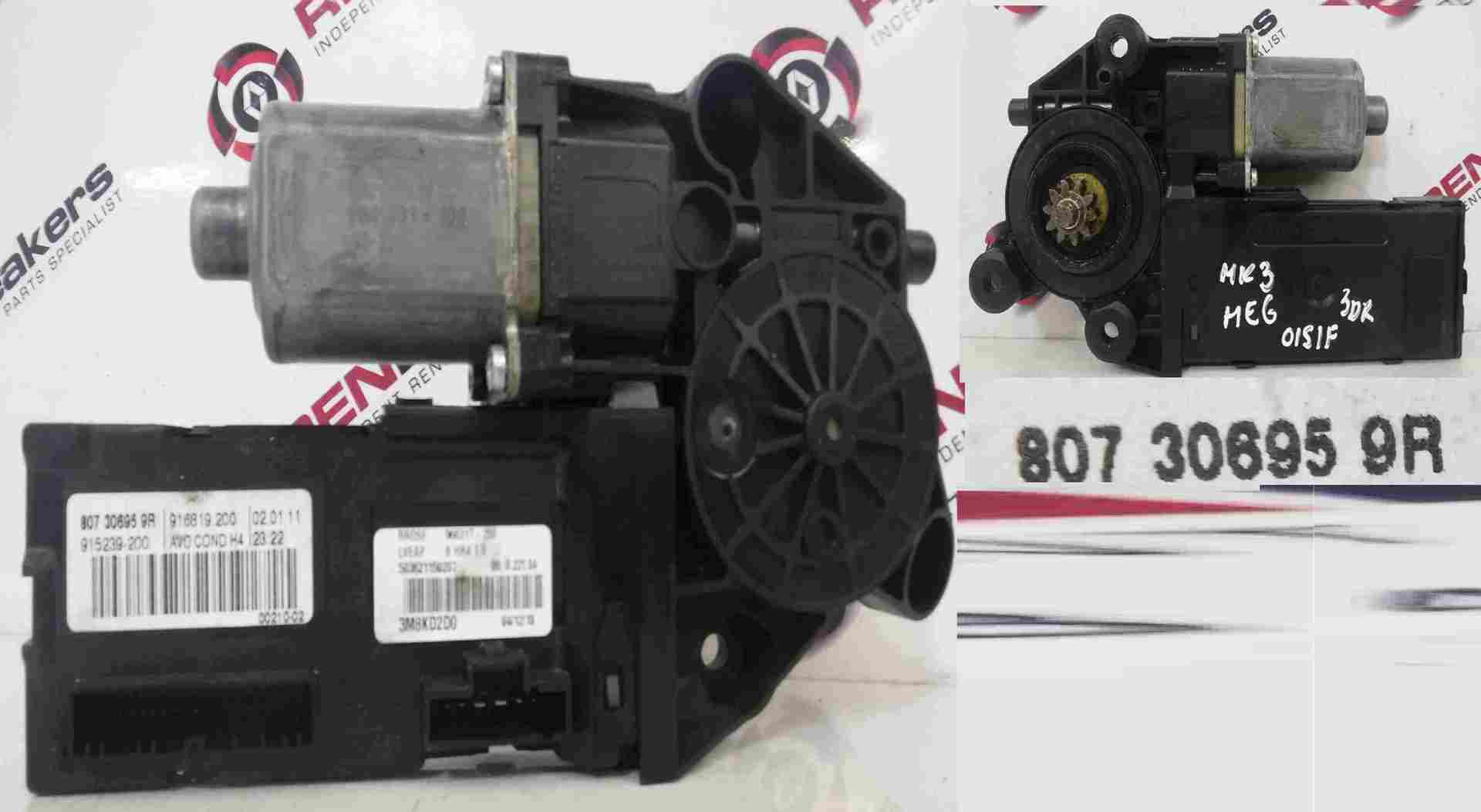 Renault Megane Estate MK3 2008-2016 Drivers OSF Front Window Motor 807309629R