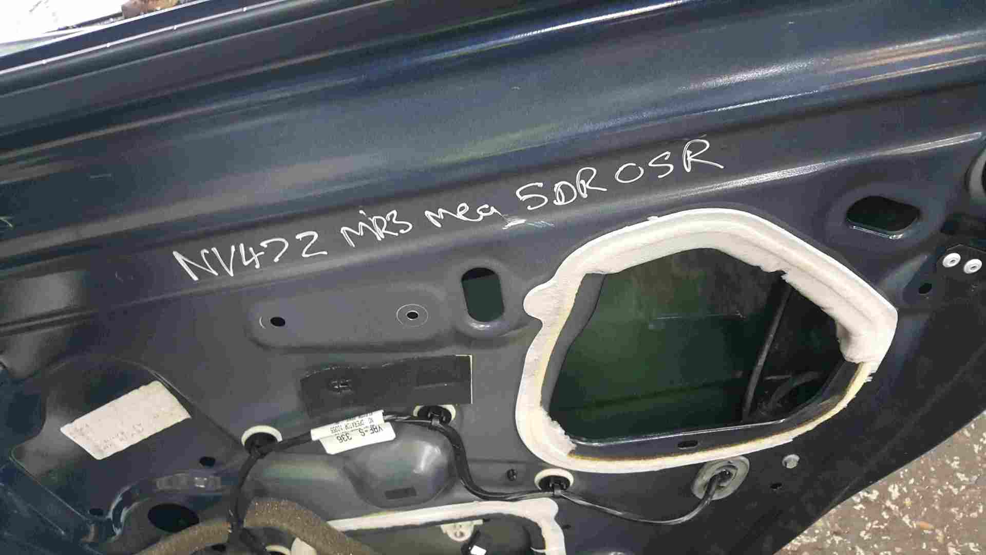 Thumb 3 Renault Megane Hatch MK3 2008-2014 Drivers OSR Rear Door Blue NV472