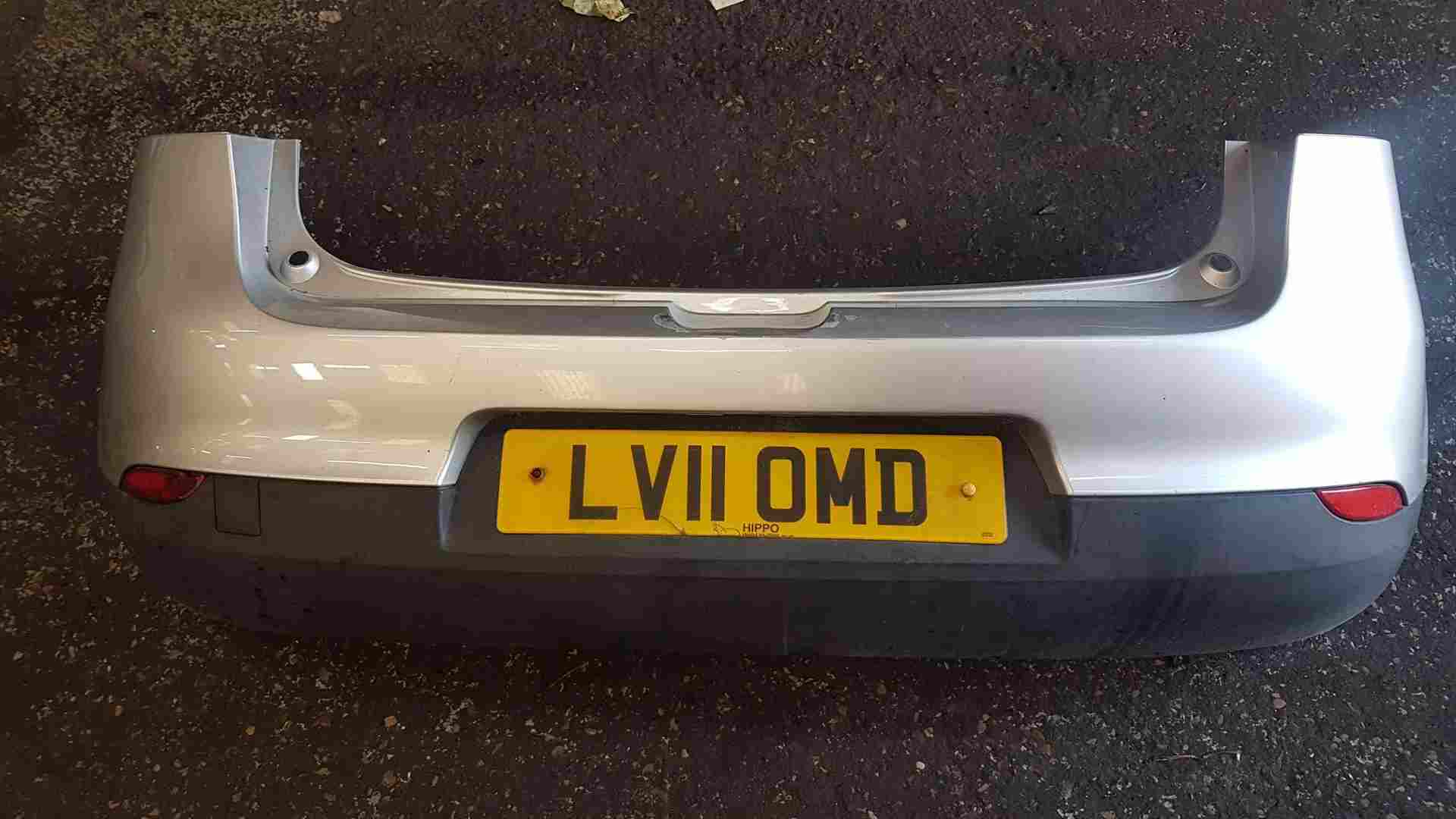 Thumb 8 Renault Megane Hatch MK3 2008-2014 Rear Bumper Silver Ted69