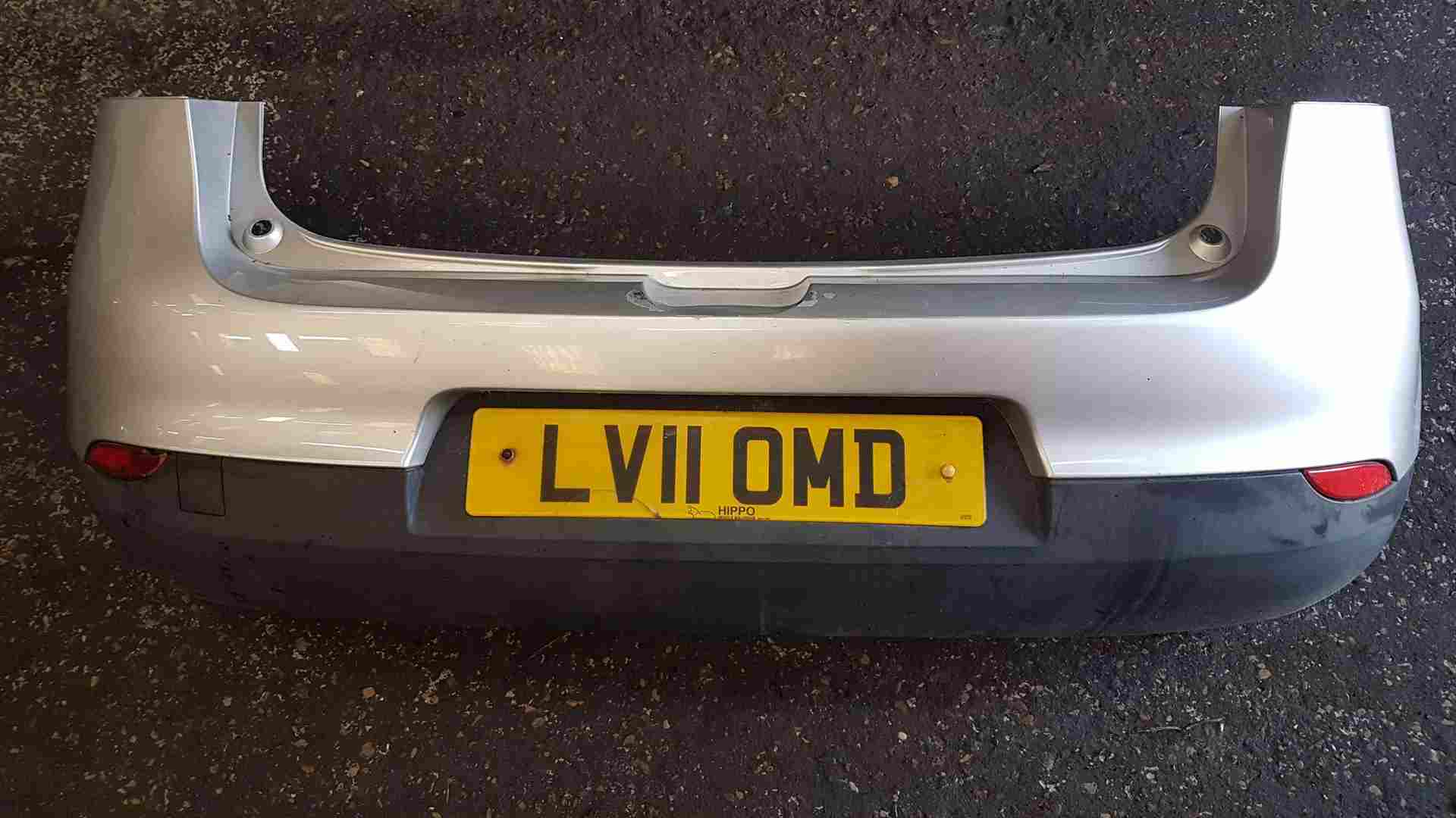 Renault Megane Hatch MK3 2008-2014 Rear Bumper Silver Ted69
