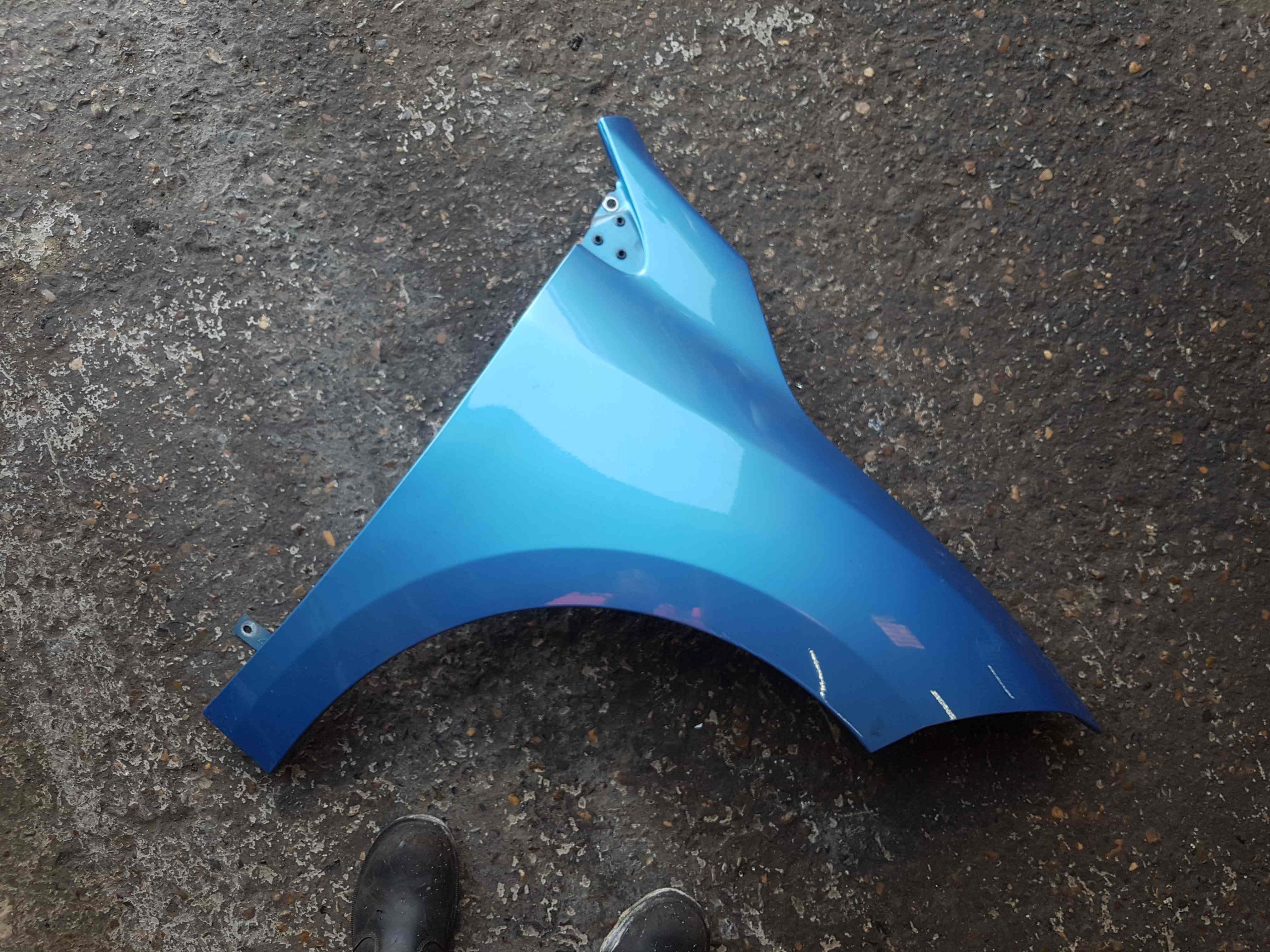 Thumb 2 Renault Megane Hatch MK3 2010-2016 Driver Os OSF Wing Quarter Panel Blue Terpb
