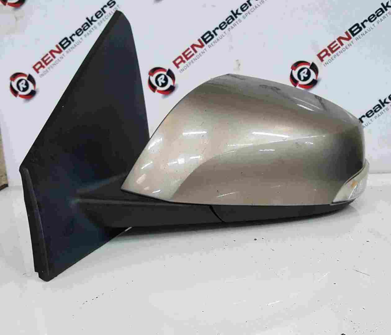 Renault Megane Hatchback 2008-2012 Passenger NS Wing Mirror Beige Gold TEHNK