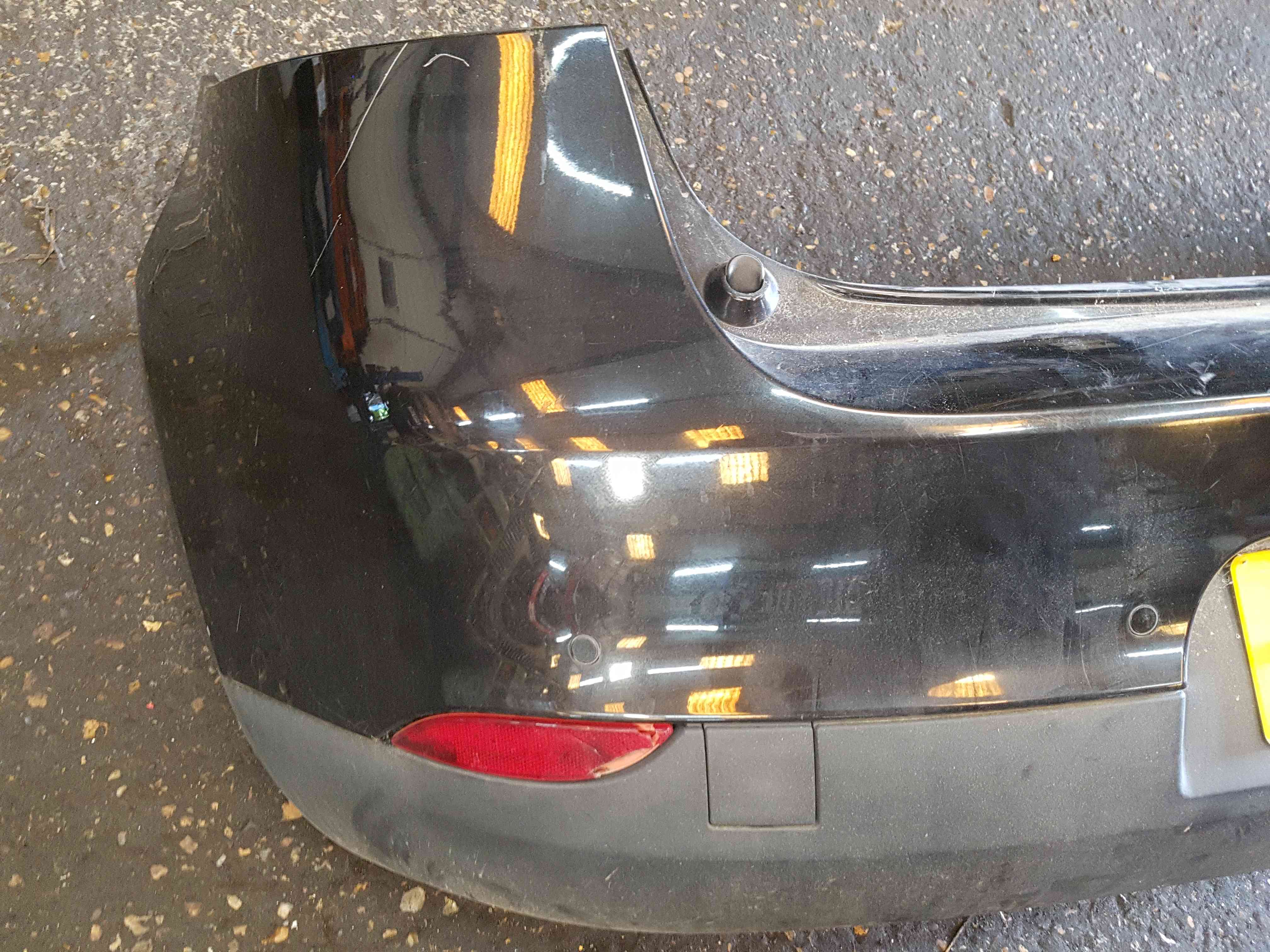 Thumb 4 Renault Megane Hatchback MK3 2008-2012 Rear Bumper Black 676 + Parking Sensors