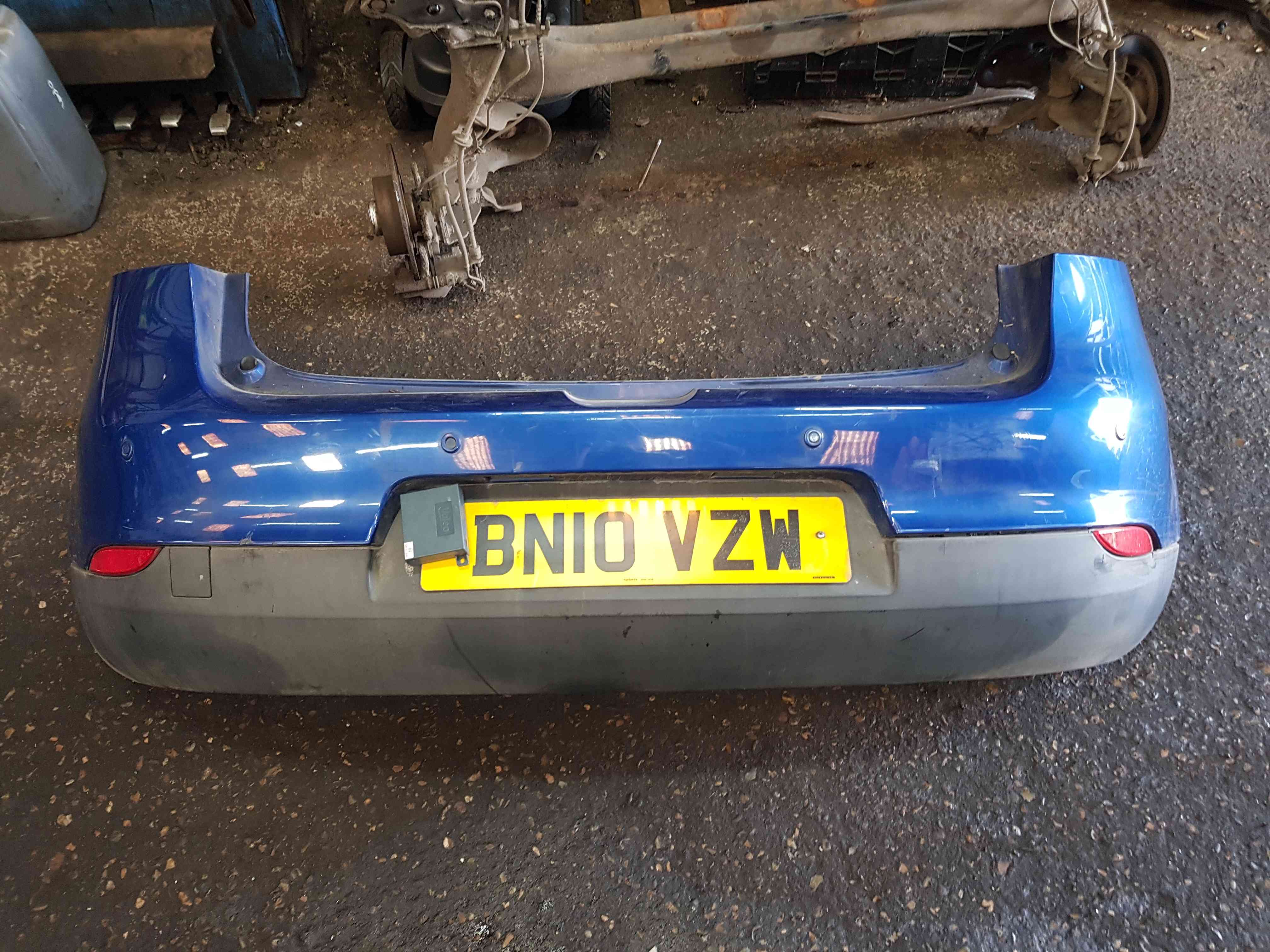 Thumb 2 Renault Megane Hatchback MK3 2008-2012 Rear Bumper Blue Terna + Sensors