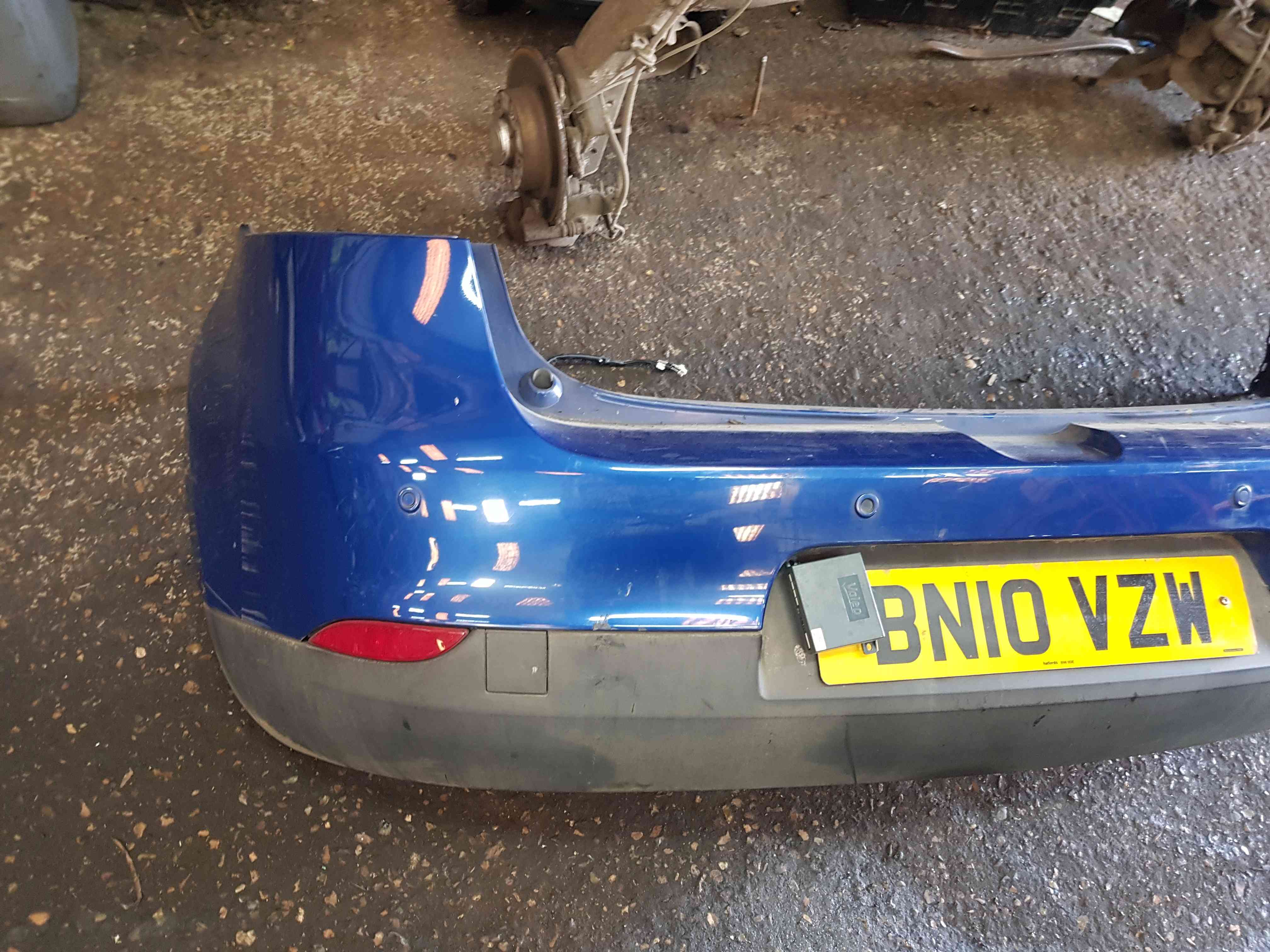 Thumb 3 Renault Megane Hatchback MK3 2008-2012 Rear Bumper Blue Terna + Sensors