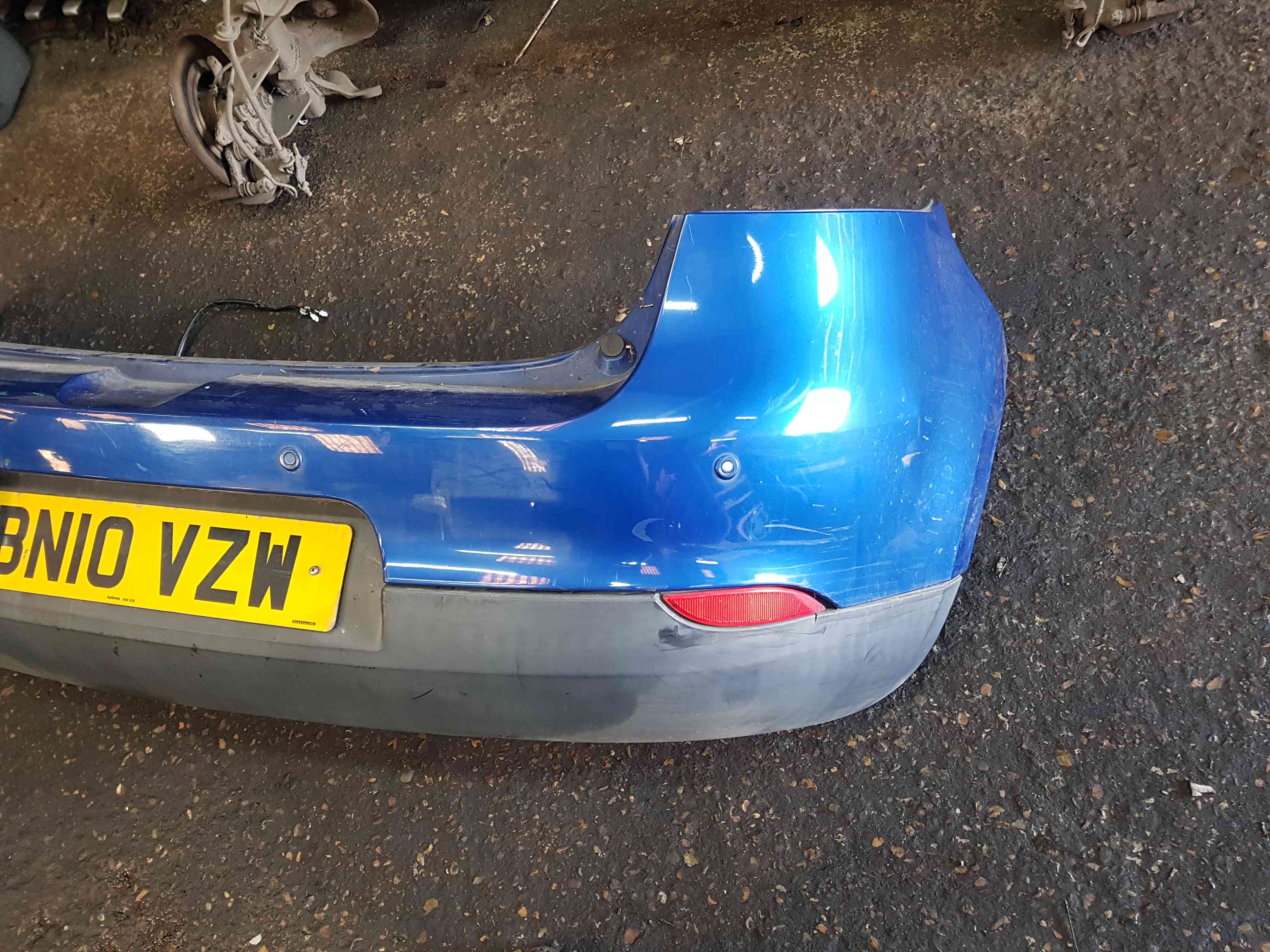 Thumb 4 Renault Megane Hatchback MK3 2008-2012 Rear Bumper Blue Terna + Sensors