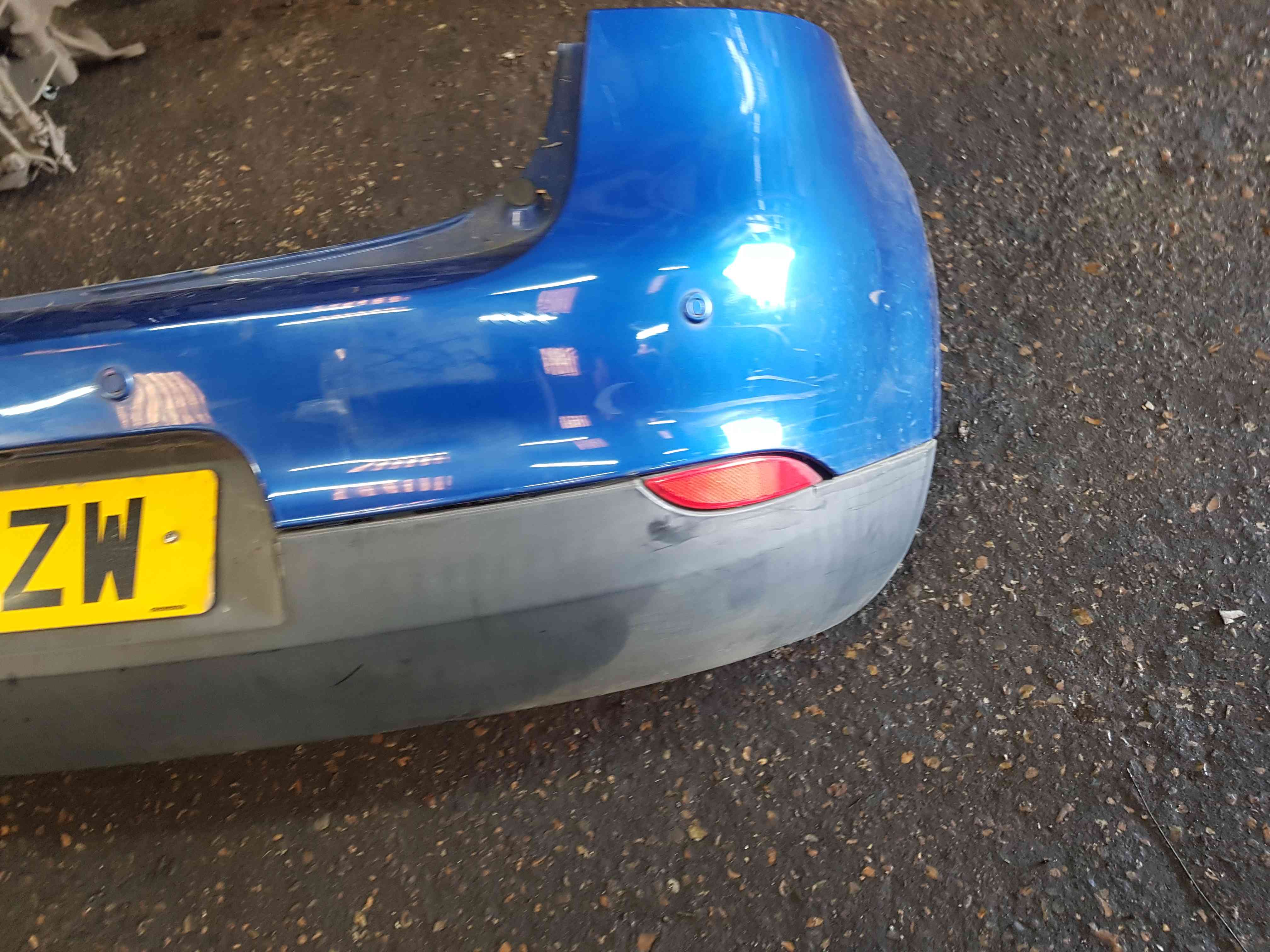Thumb 5 Renault Megane Hatchback MK3 2008-2012 Rear Bumper Blue Terna + Sensors