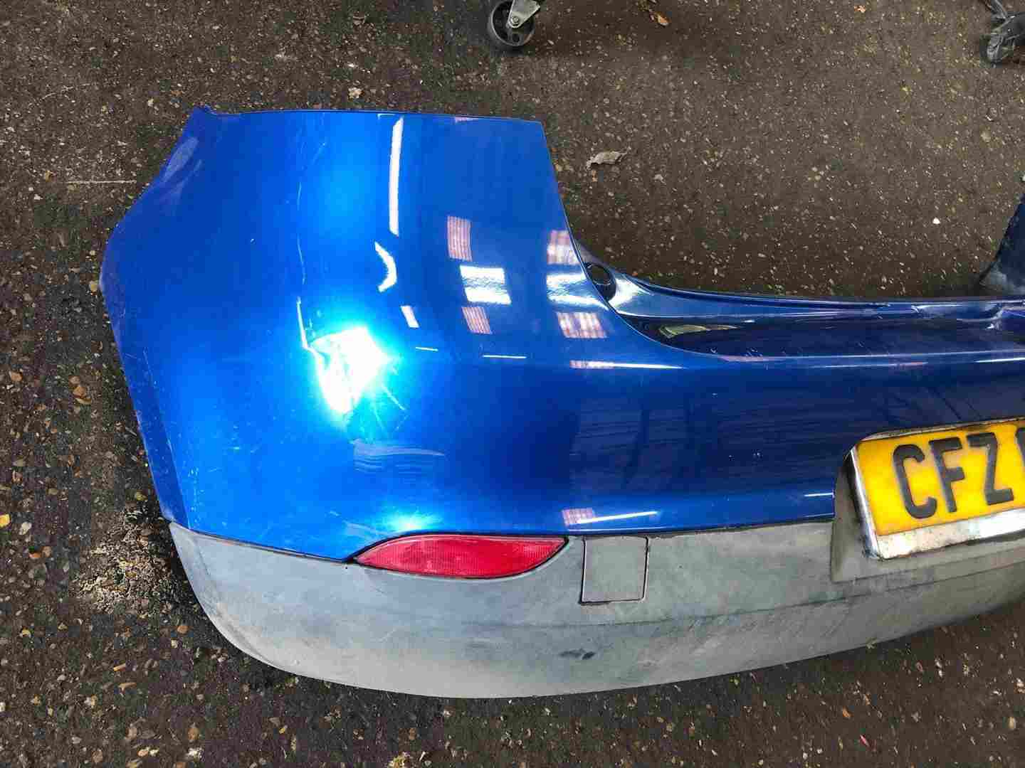 Thumb 2 Renault Megane Hatchback MK3 2008-2012 Rear Bumper Blue Terna Some Scuffs