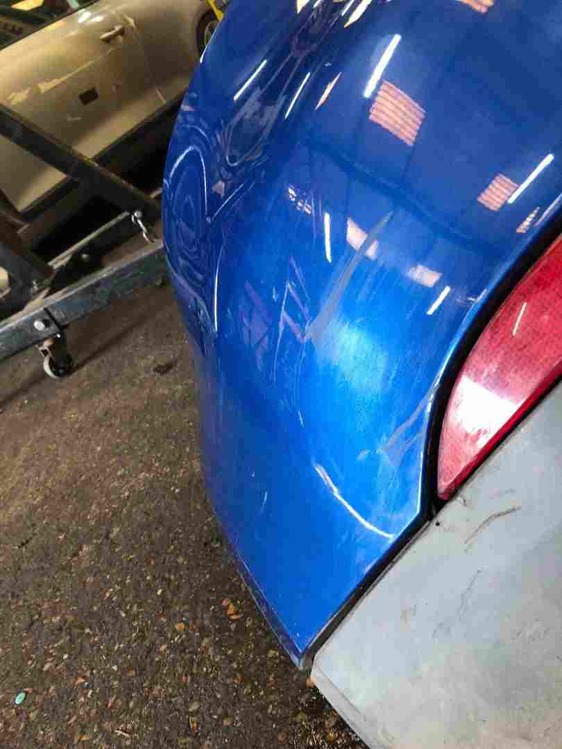 Thumb 3 Renault Megane Hatchback MK3 2008-2012 Rear Bumper Blue Terna Some Scuffs