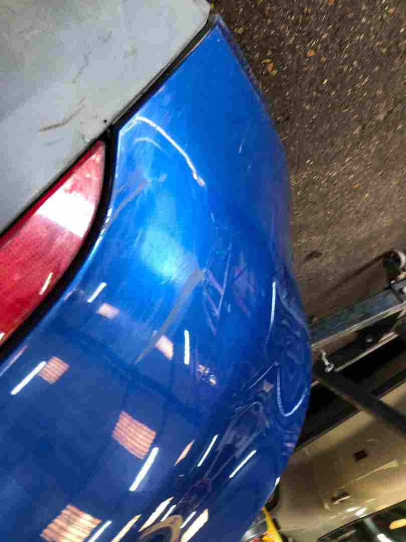 Thumb 4 Renault Megane Hatchback MK3 2008-2012 Rear Bumper Blue Terna Some Scuffs