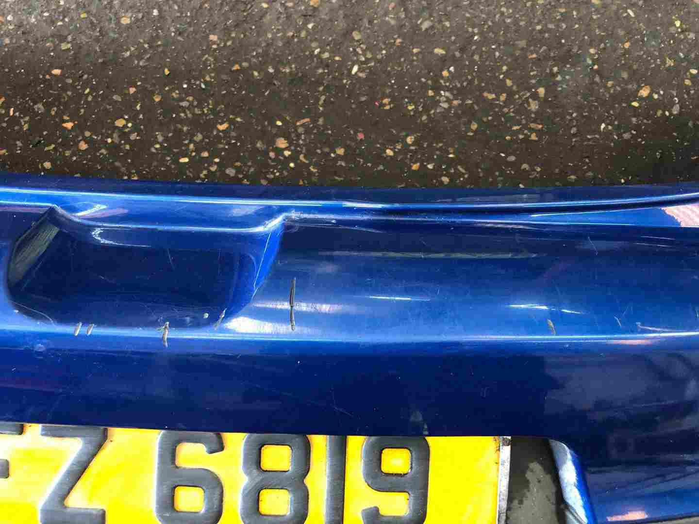 Thumb 6 Renault Megane Hatchback MK3 2008-2012 Rear Bumper Blue Terna Some Scuffs