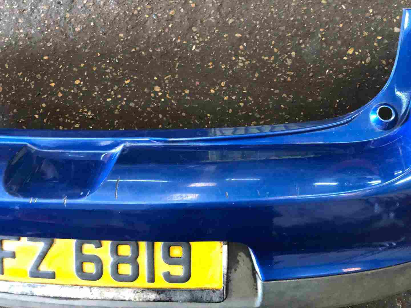 Thumb 7 Renault Megane Hatchback MK3 2008-2012 Rear Bumper Blue Terna Some Scuffs