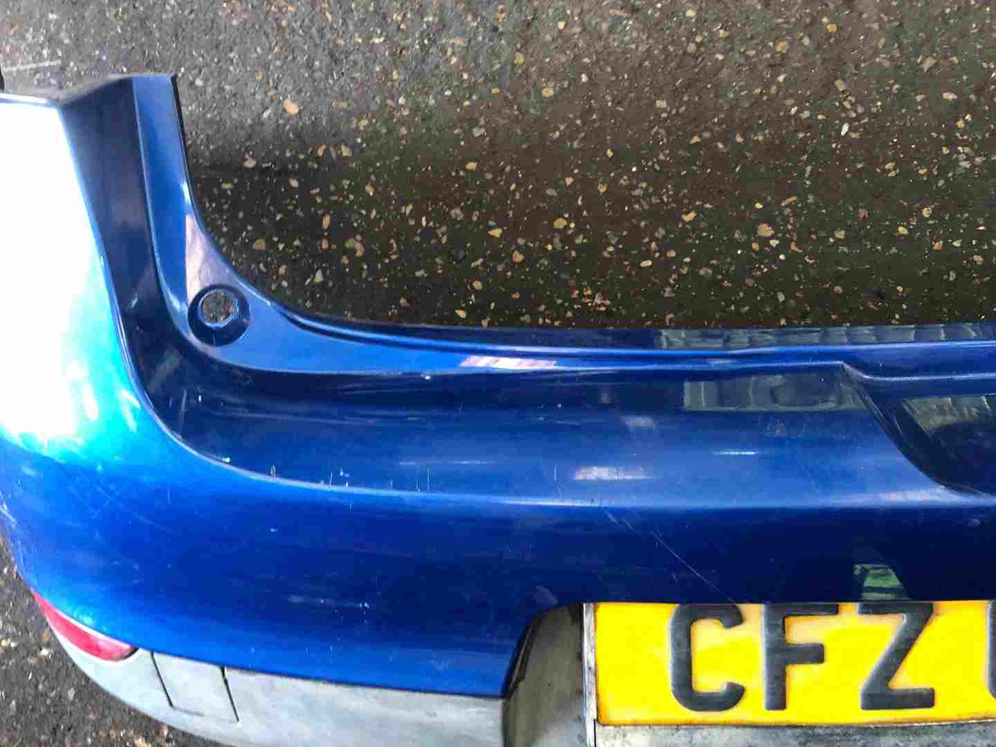 Thumb 8 Renault Megane Hatchback MK3 2008-2012 Rear Bumper Blue Terna Some Scuffs