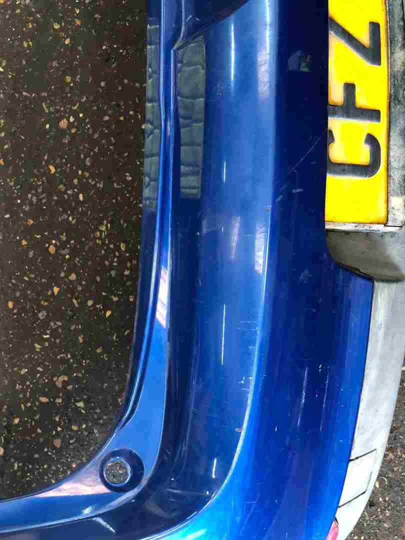 Thumb 9 Renault Megane Hatchback MK3 2008-2012 Rear Bumper Blue Terna Some Scuffs