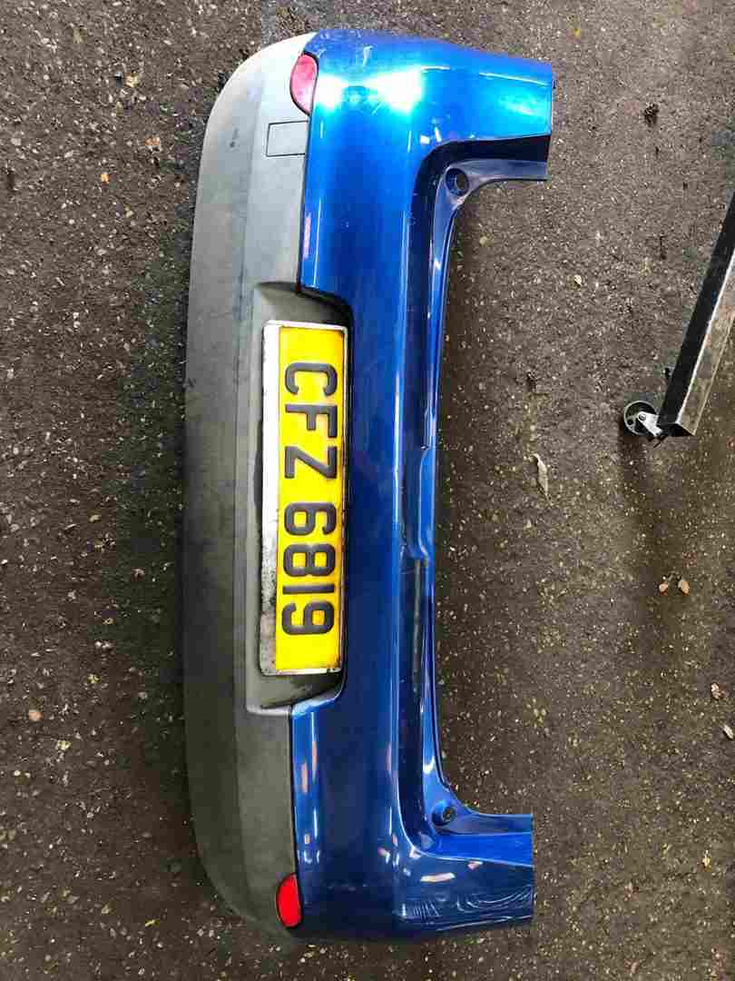Renault Megane Hatchback MK3 2008-2012 Rear Bumper Blue Terna Some Scuffs