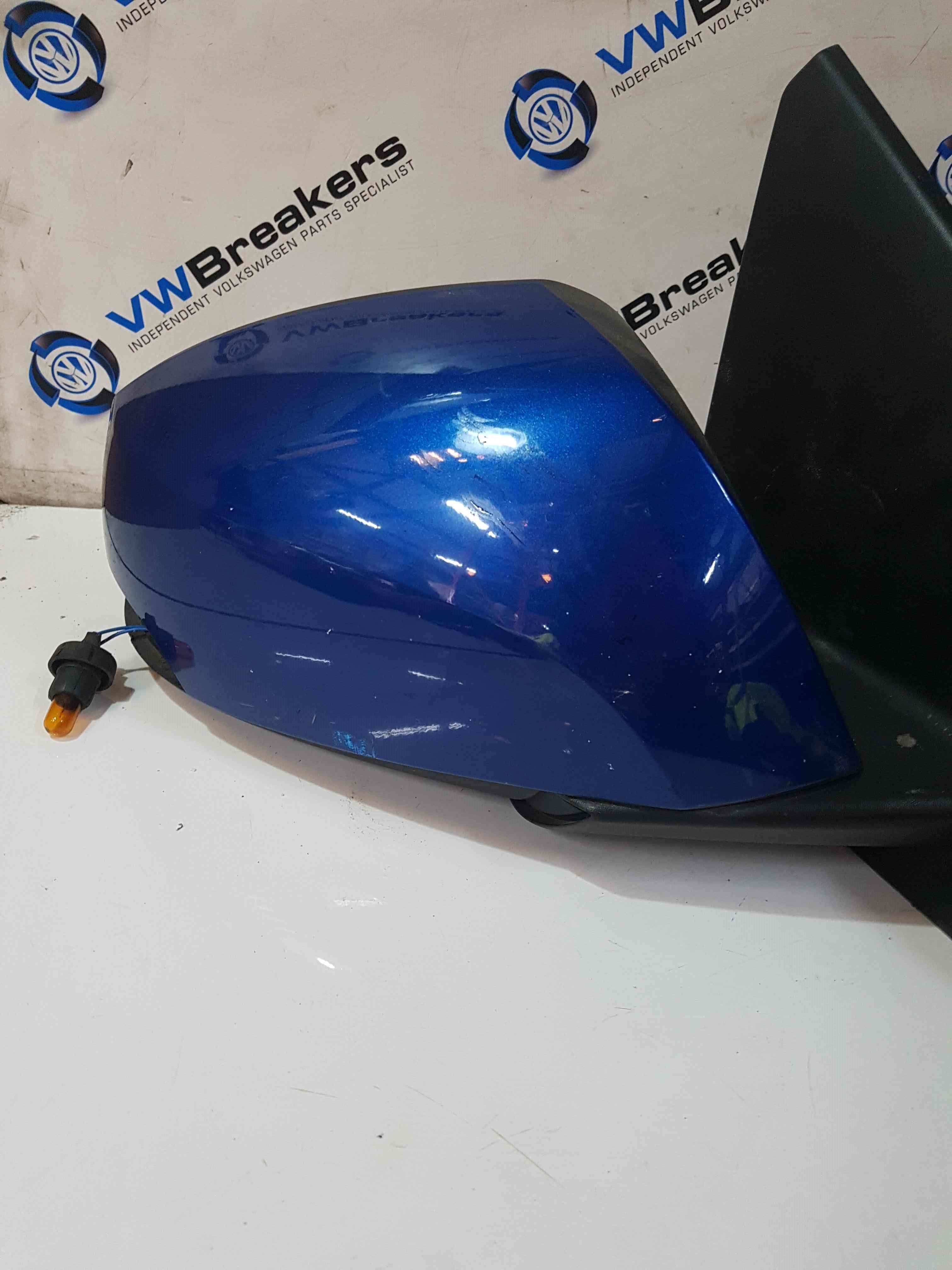 Thumb 3 Renault Megane Hatchback MK3 2008-2014 Drivers Os Wing Mirror Blue Terna