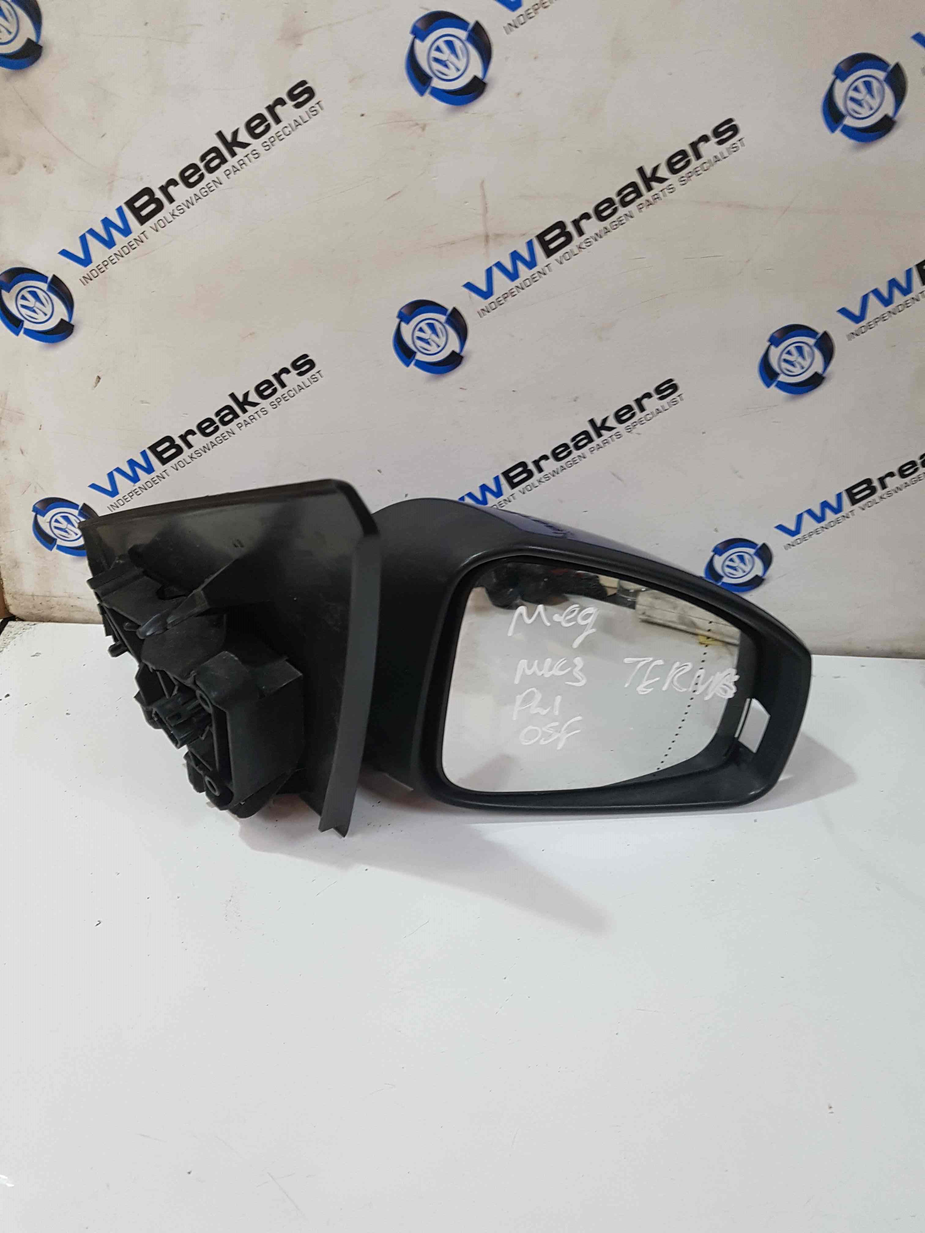 Thumb 4 Renault Megane Hatchback MK3 2008-2014 Drivers Os Wing Mirror Blue Terna