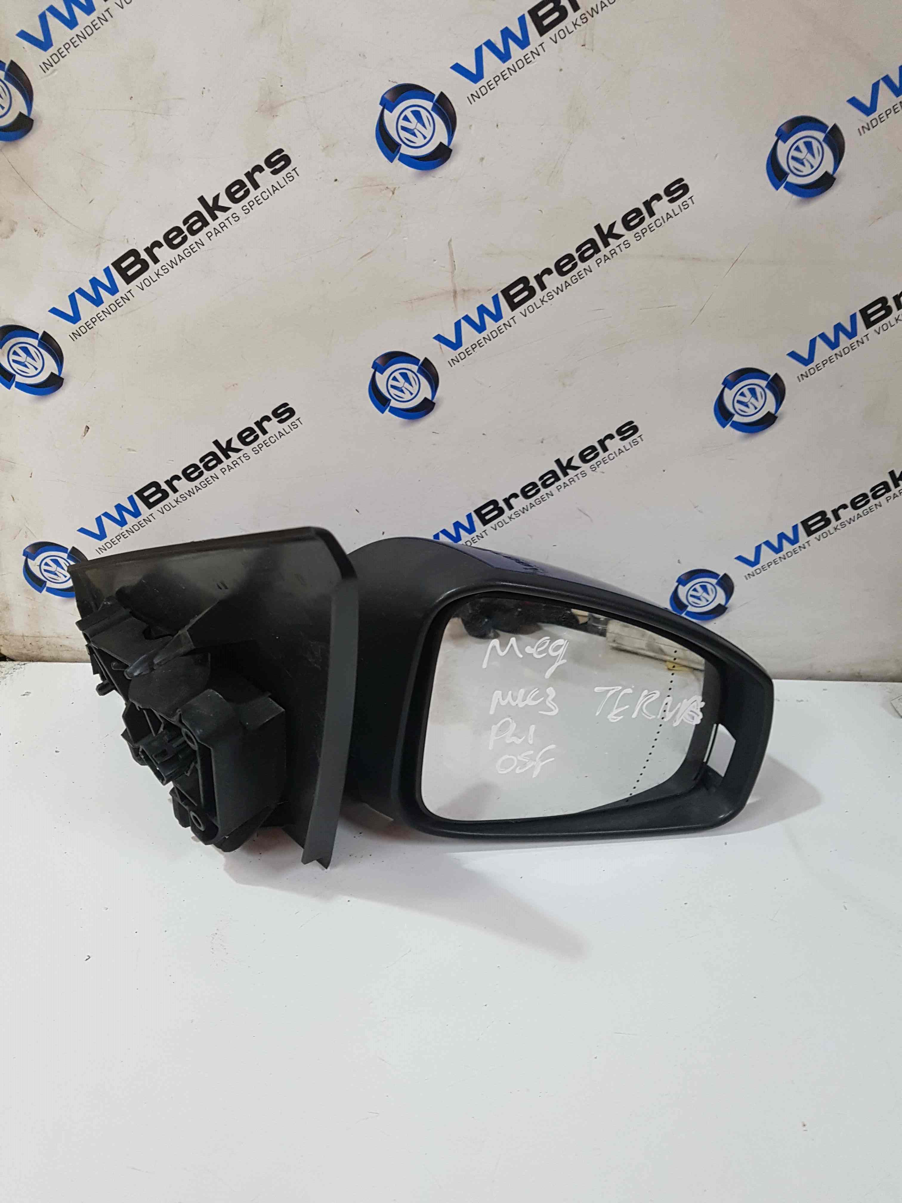 Thumb 6 Renault Megane Hatchback MK3 2008-2014 Drivers Os Wing Mirror Blue Terna