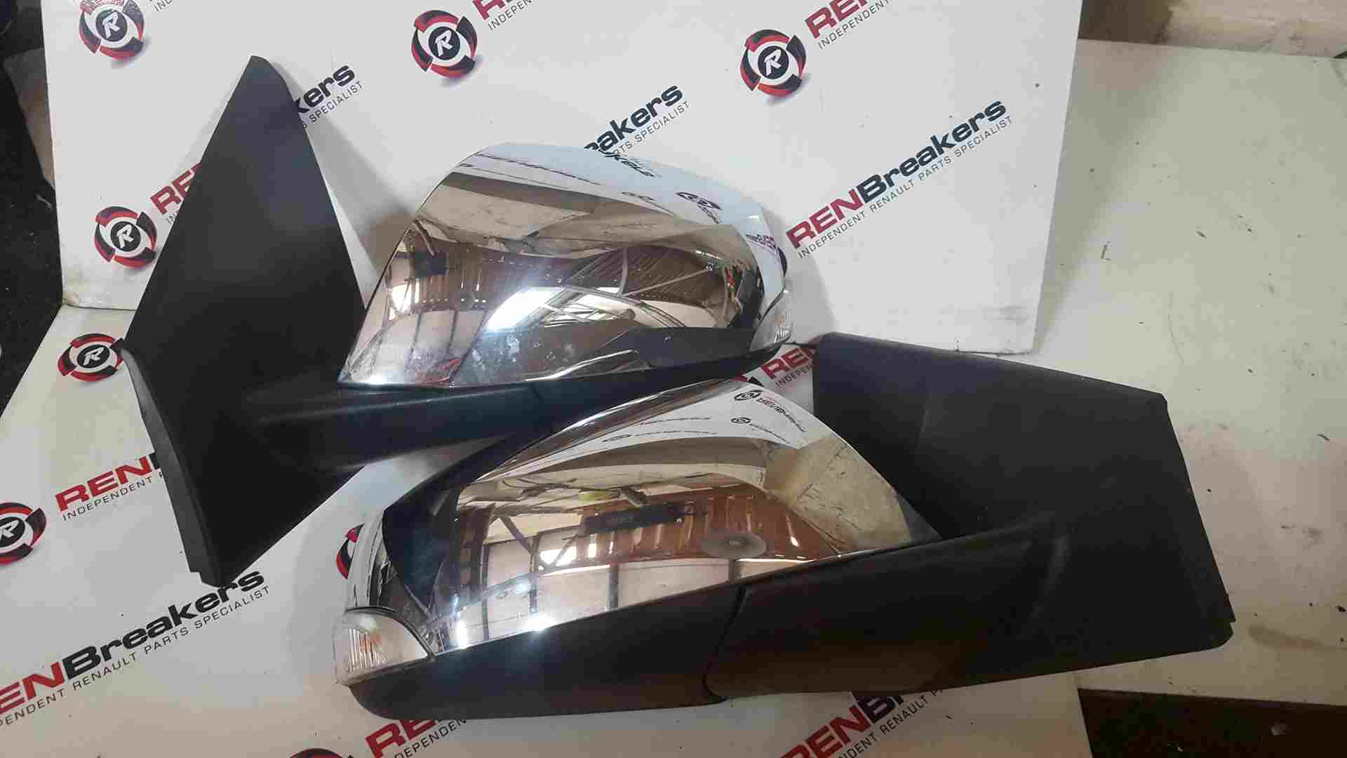 Renault Megane Hb MK3 2008-2014 Wing Mirror SET Mirrored Pair Chrome