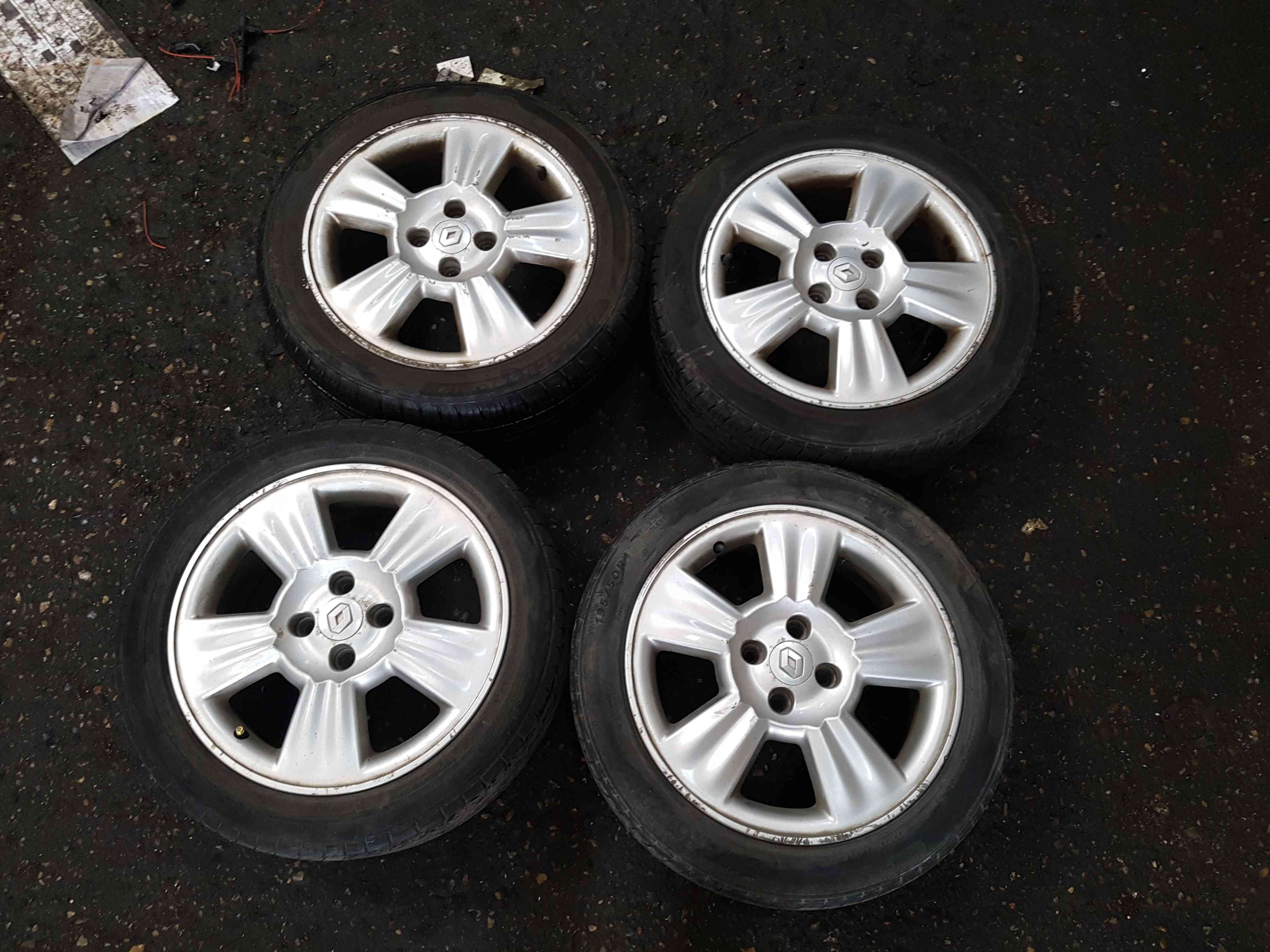 Thumb 2 Renault Megane Kangoo Clio1999-2002 Alloy Wheels SET X4 + Tyres 195 50 16 3/5