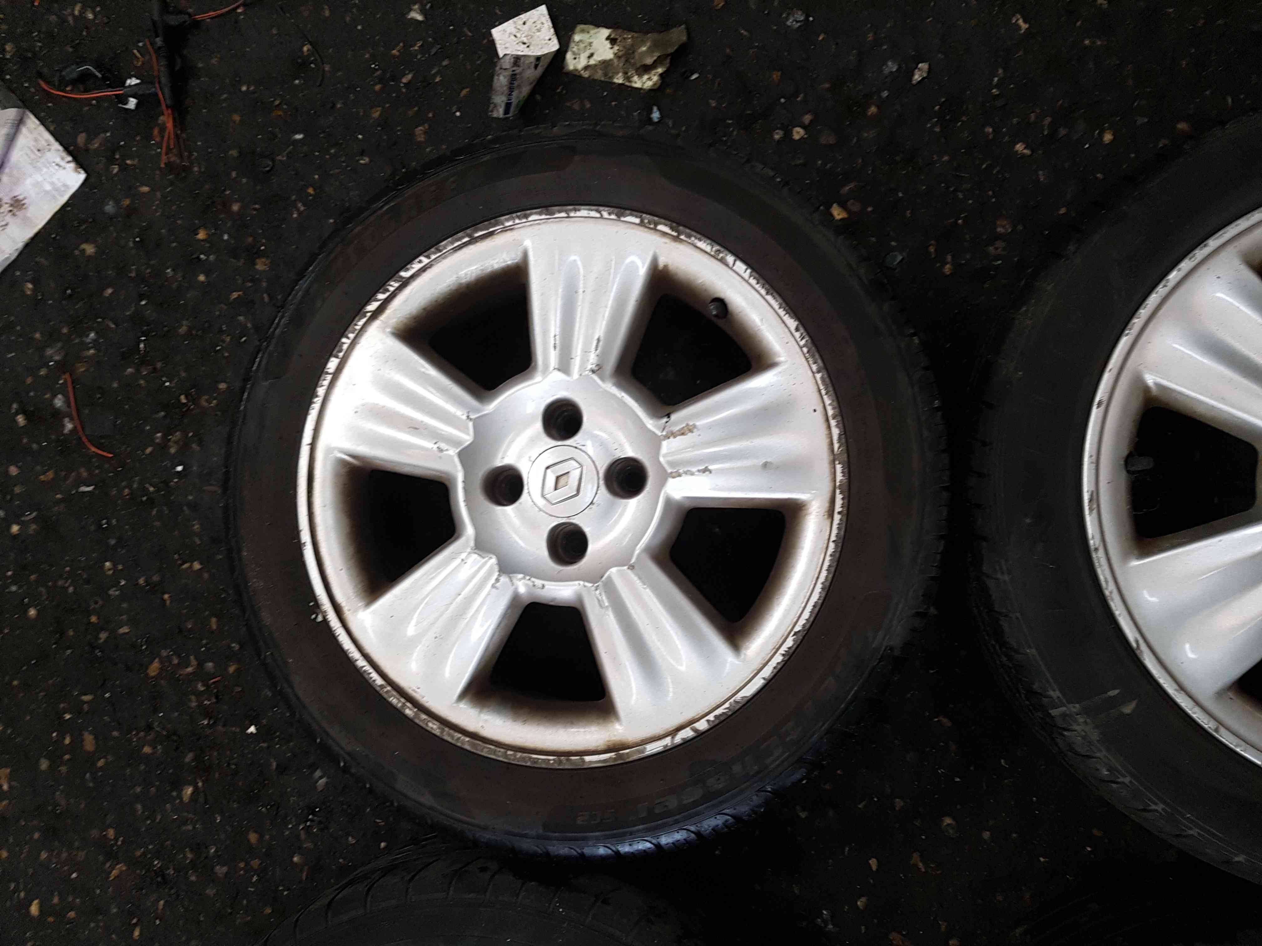 Thumb 7 Renault Megane Kangoo Clio1999-2002 Alloy Wheels SET X4 + Tyres 195 50 16 3/5