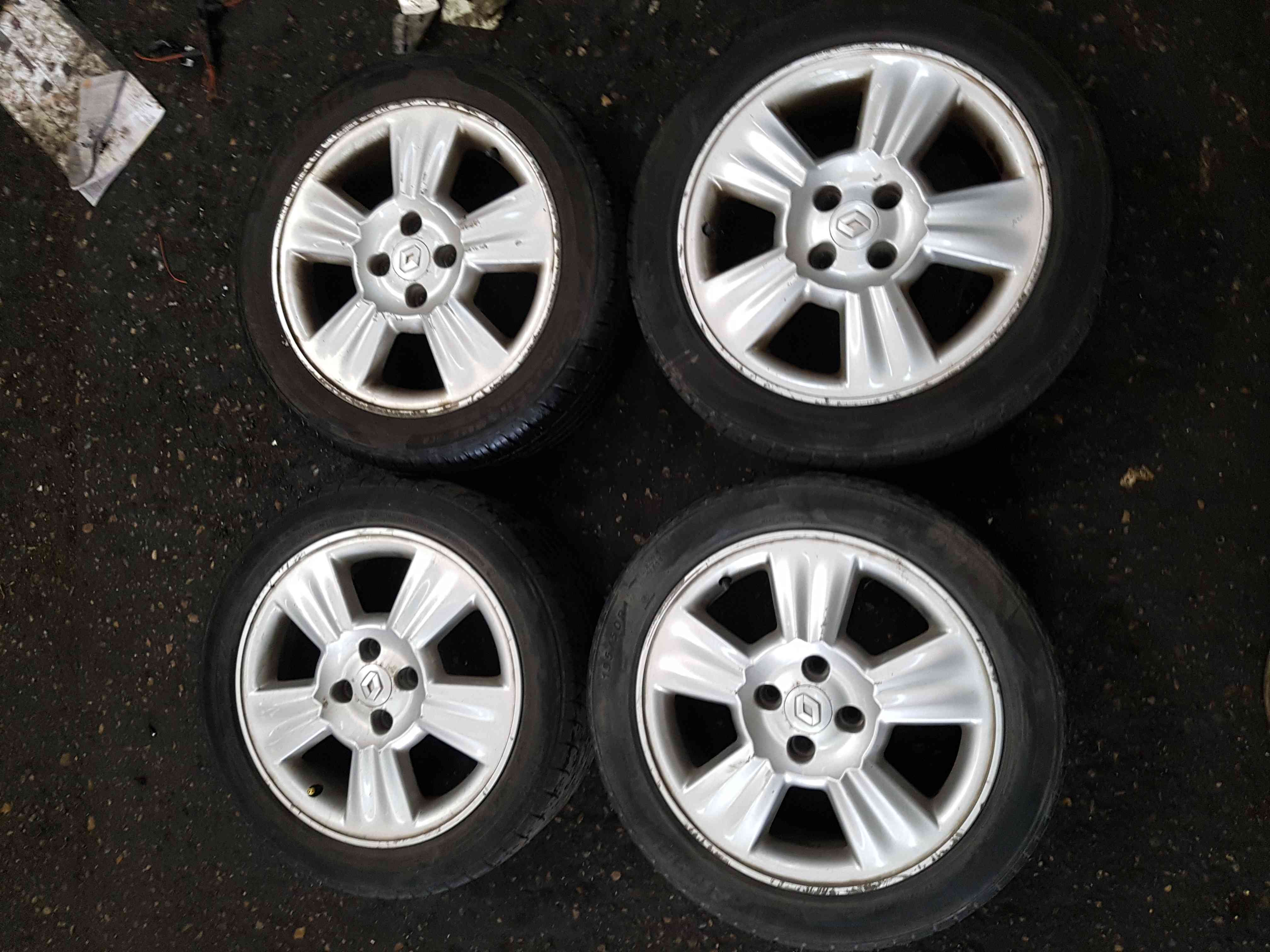 Thumb 10 Renault Megane Kangoo Clio1999-2002 Alloy Wheels SET X4 + Tyres 195 50 16 3/5