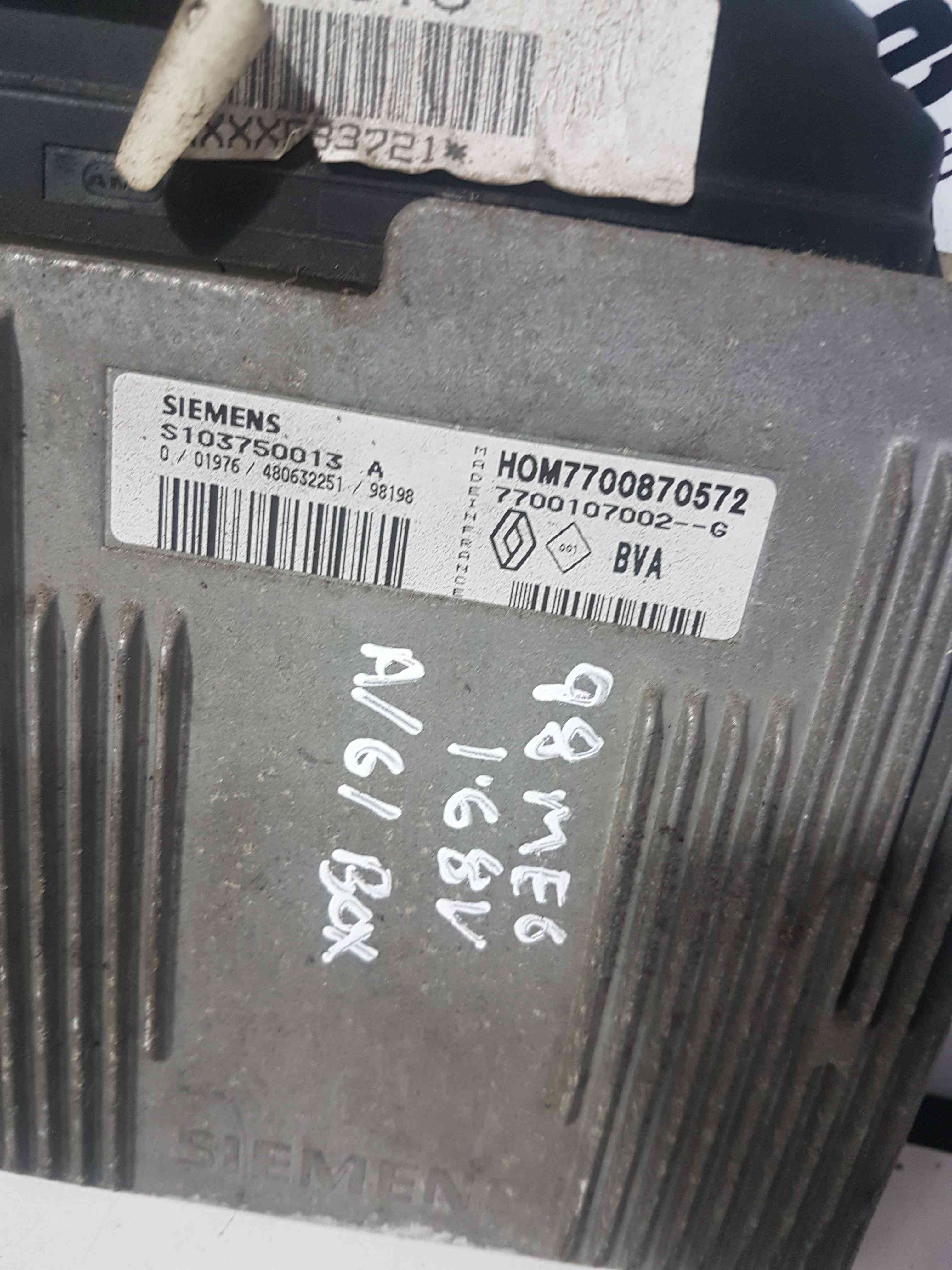 Thumb 6 Renault Megane MK1 1995-1999 1.6 8v Automatic Gearbox ECU Computer 7700870572