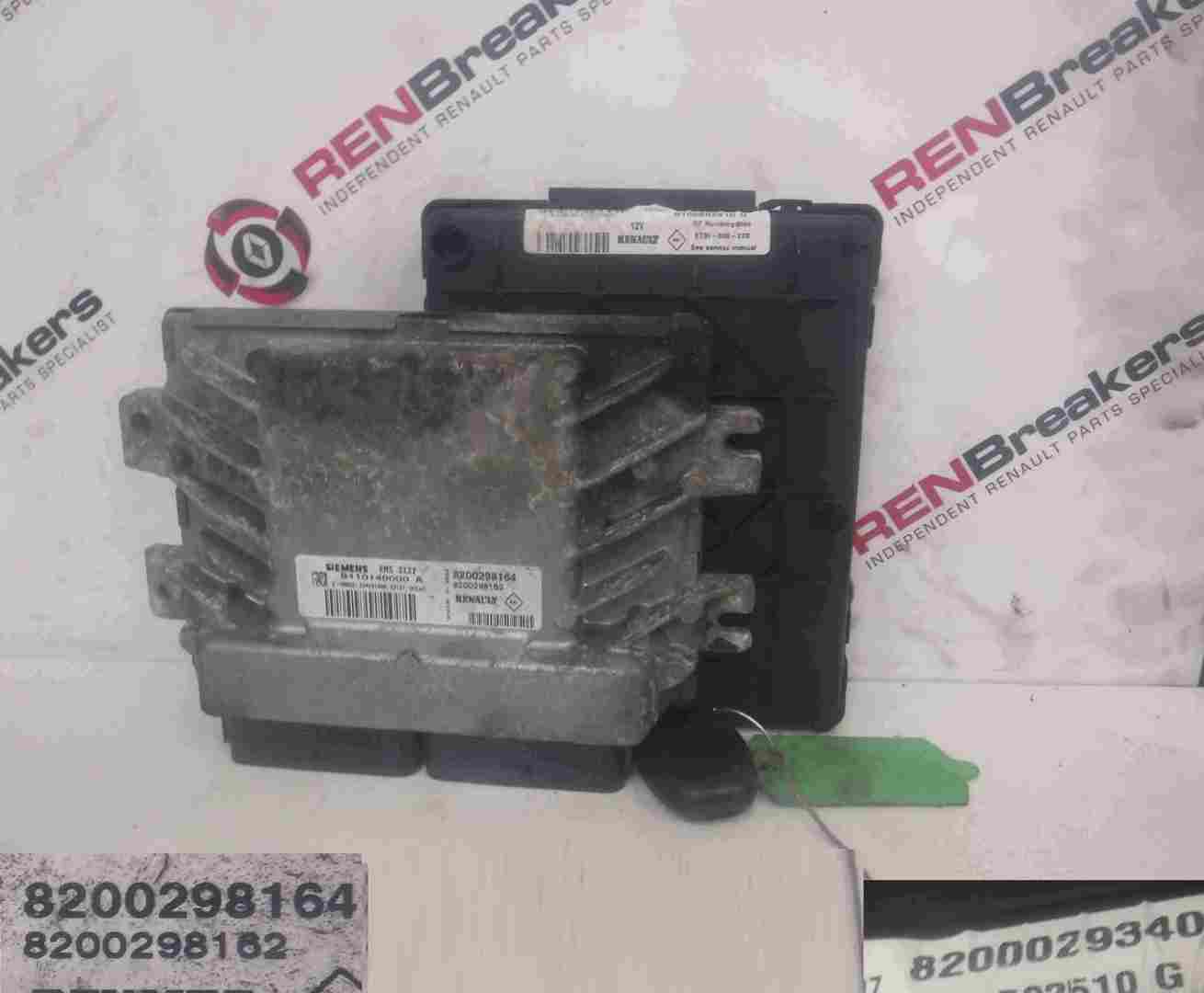 Renault Megane MK1 1999-2002 1.6 16v ECU SET UCH Immobiliser + Key Fob