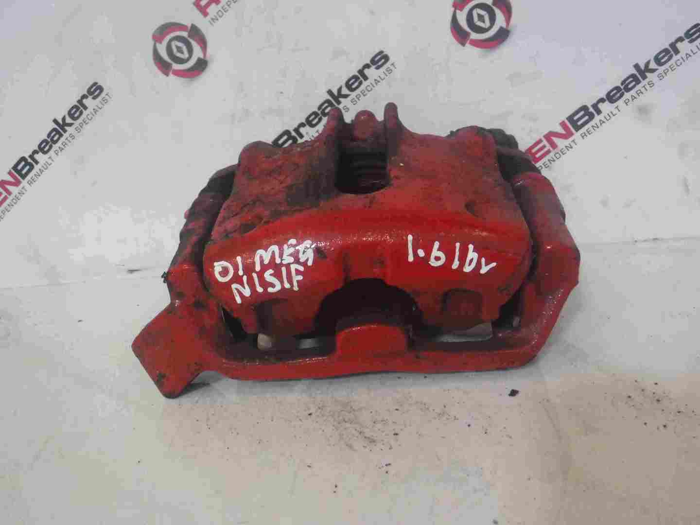 Renault Megane MK1 1999-2002 1.6 16v Passenger NSF Front Brake Caliper Red