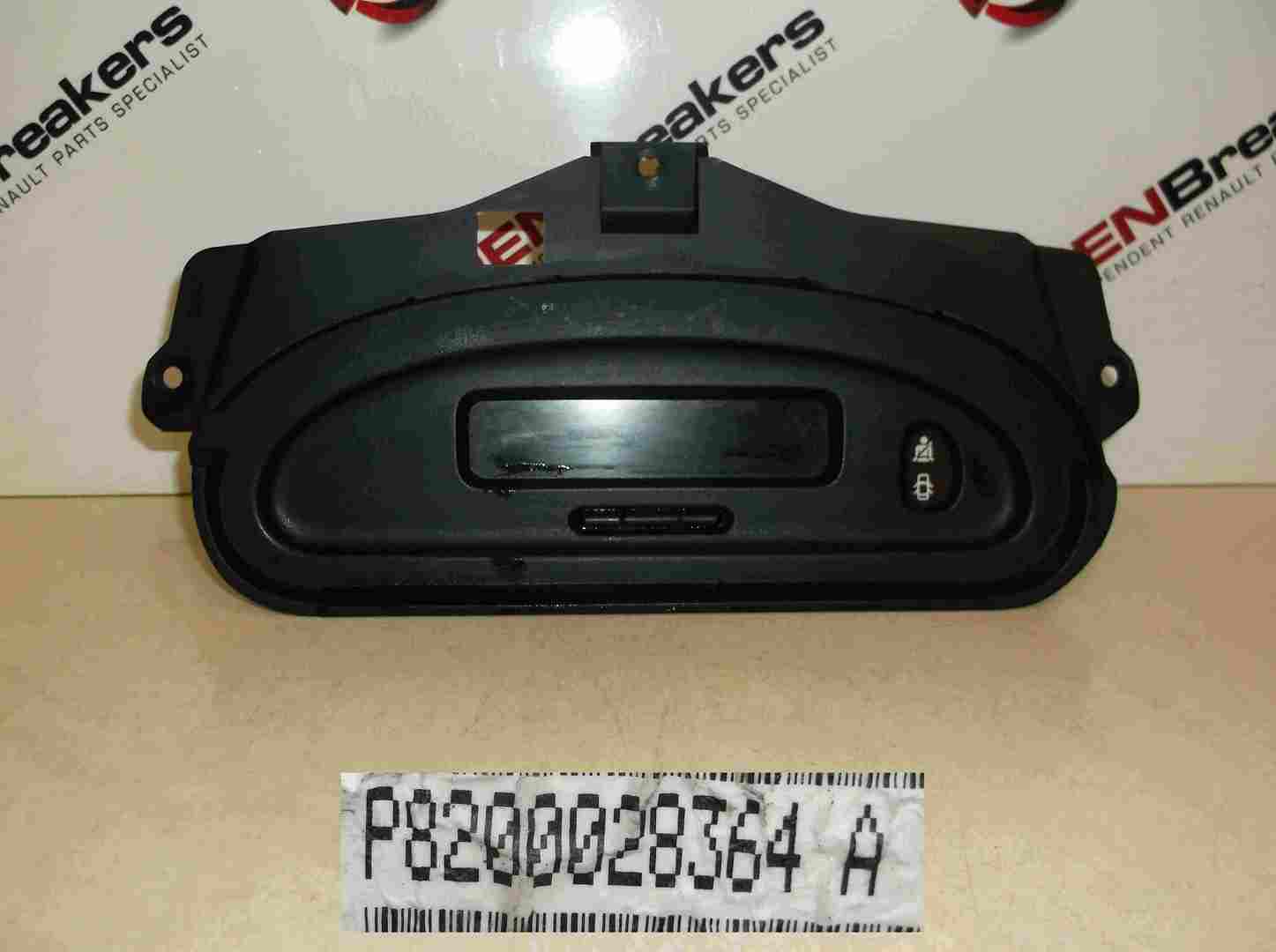 Renault Megane MK1 1999-2002 Cd Player Display Clocks Dials 8200028364