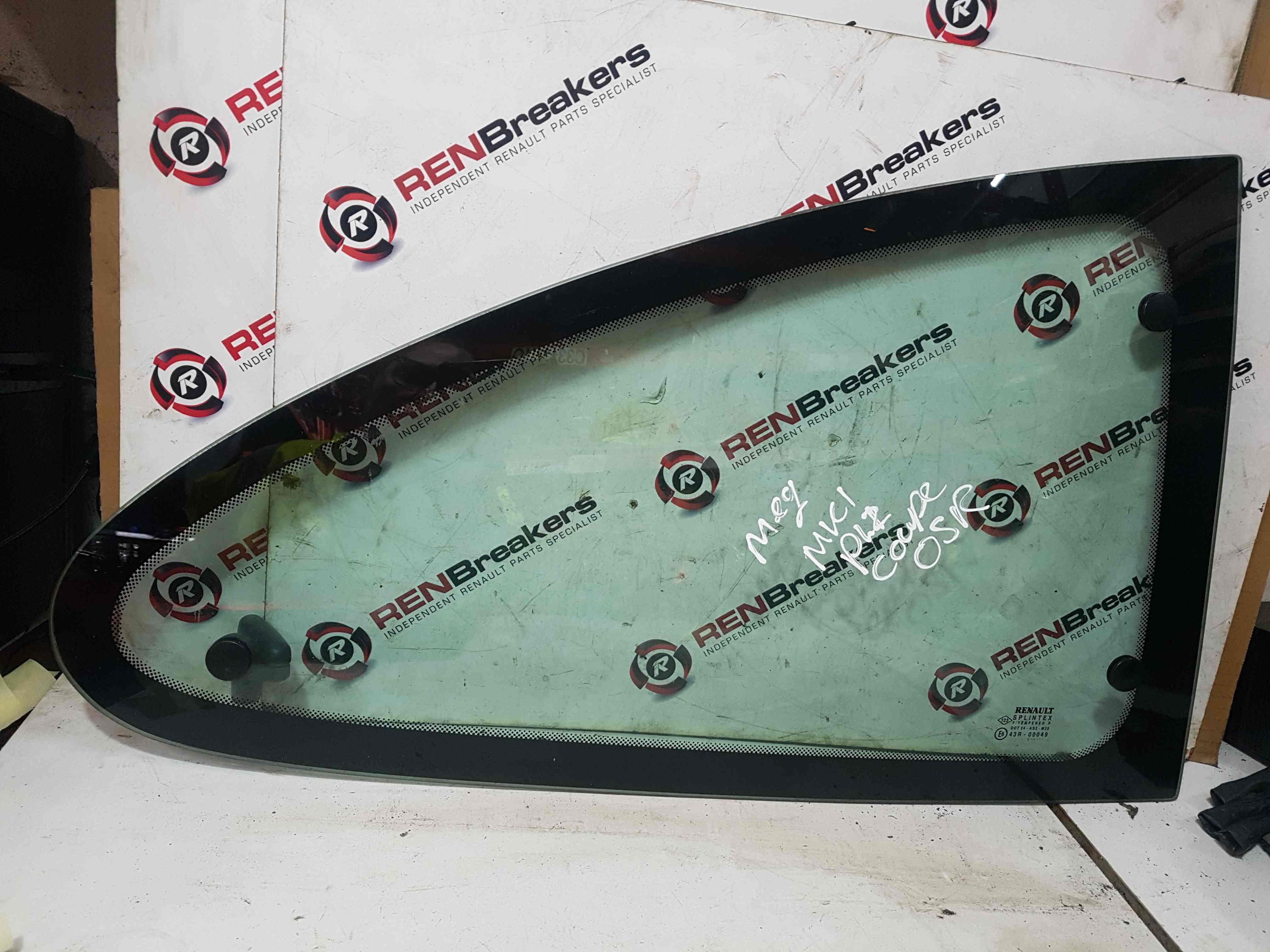 Thumb 3 Renault Megane MK1 1999-2002 Driver OSR Rear Quarter Glass