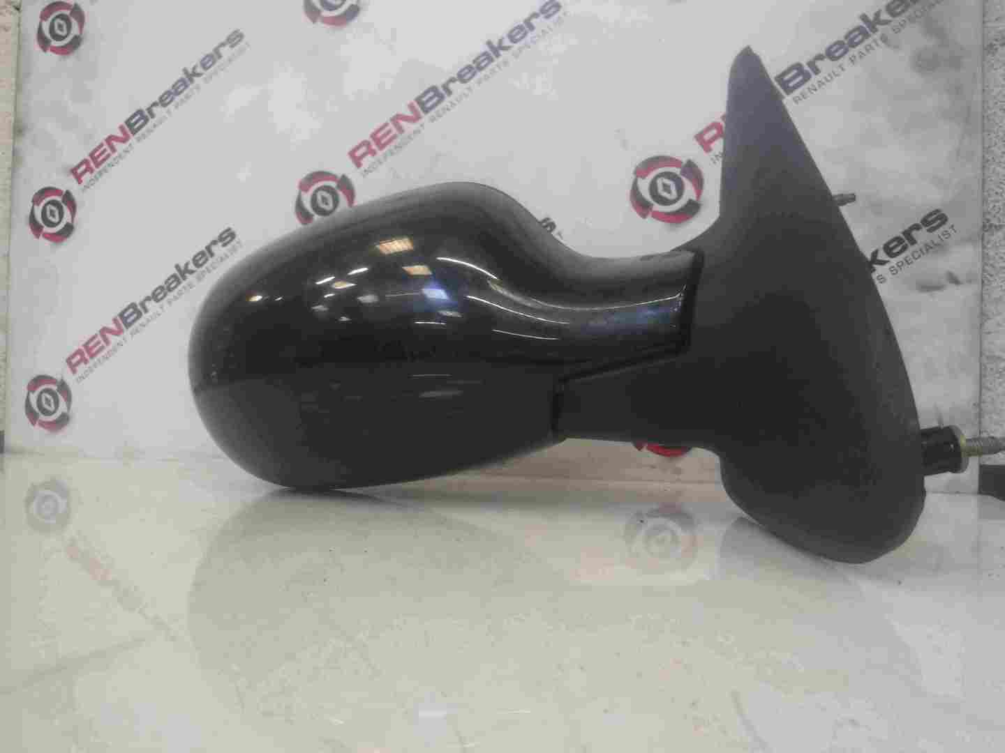Renault Megane MK1 1999-2002 Drivers OS Wing Mirror Black 676 Electric